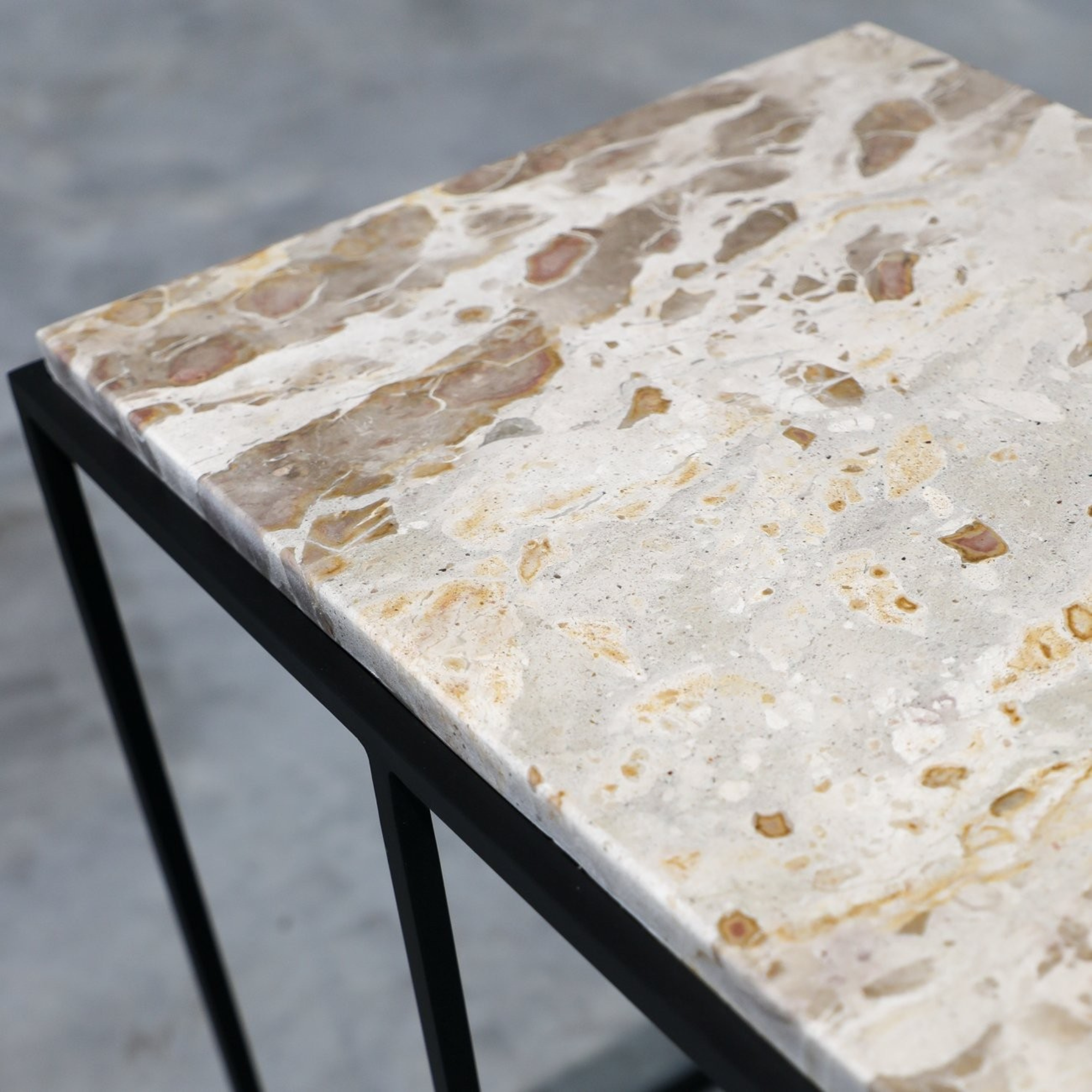 DION MARBLE CONSOLE TABLE | BEIGE