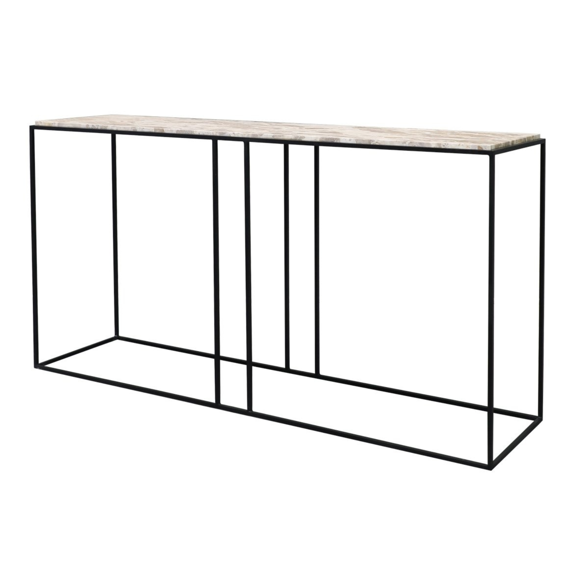 DION MARBLE CONSOLE TABLE | BEIGE