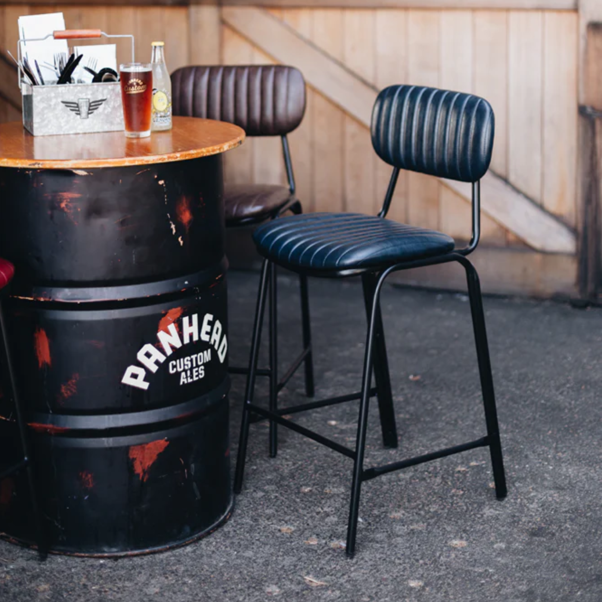 DATSUN RETRO BARSTOOL | BLACK