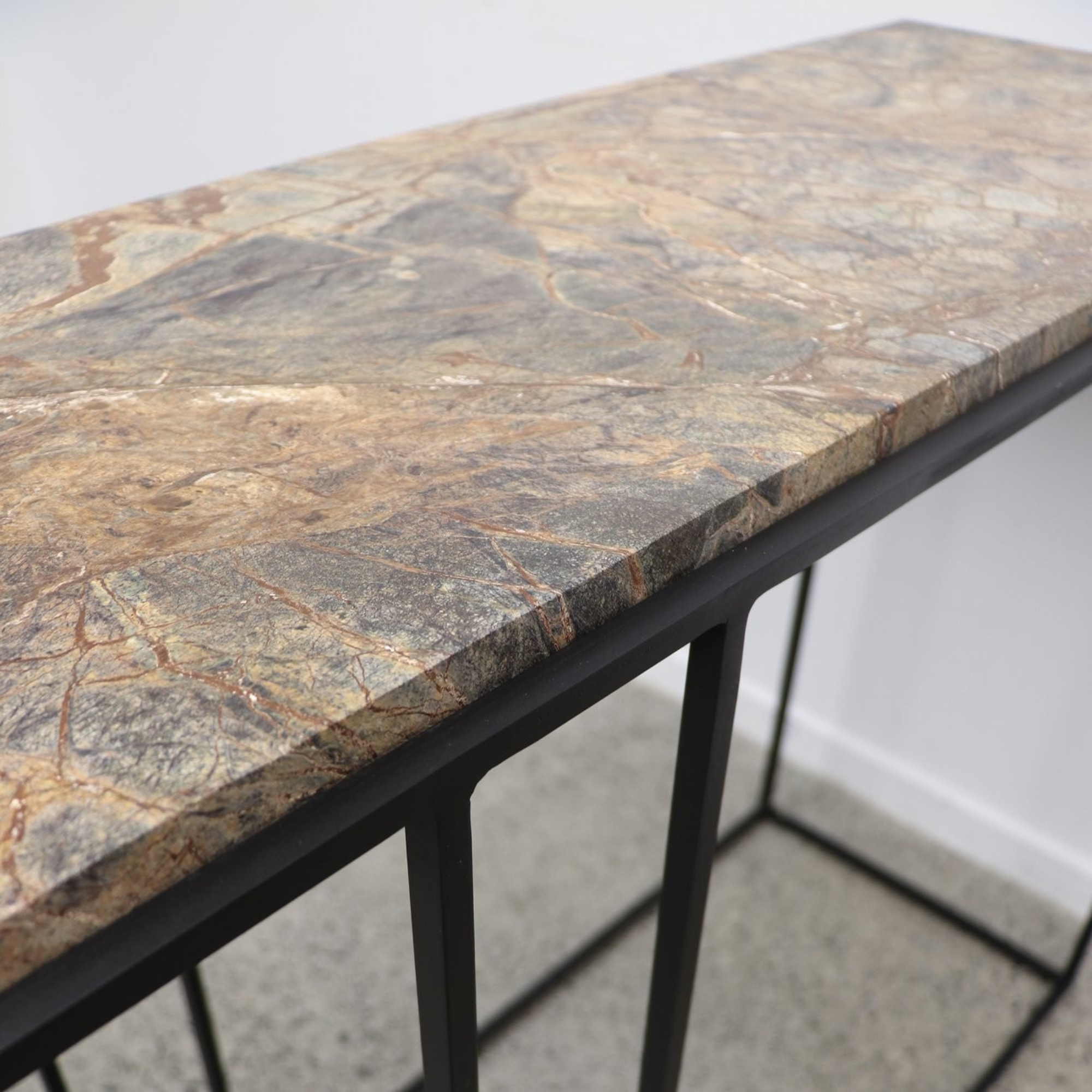 DION MARBLE CONSOLE TABLE | FOREST