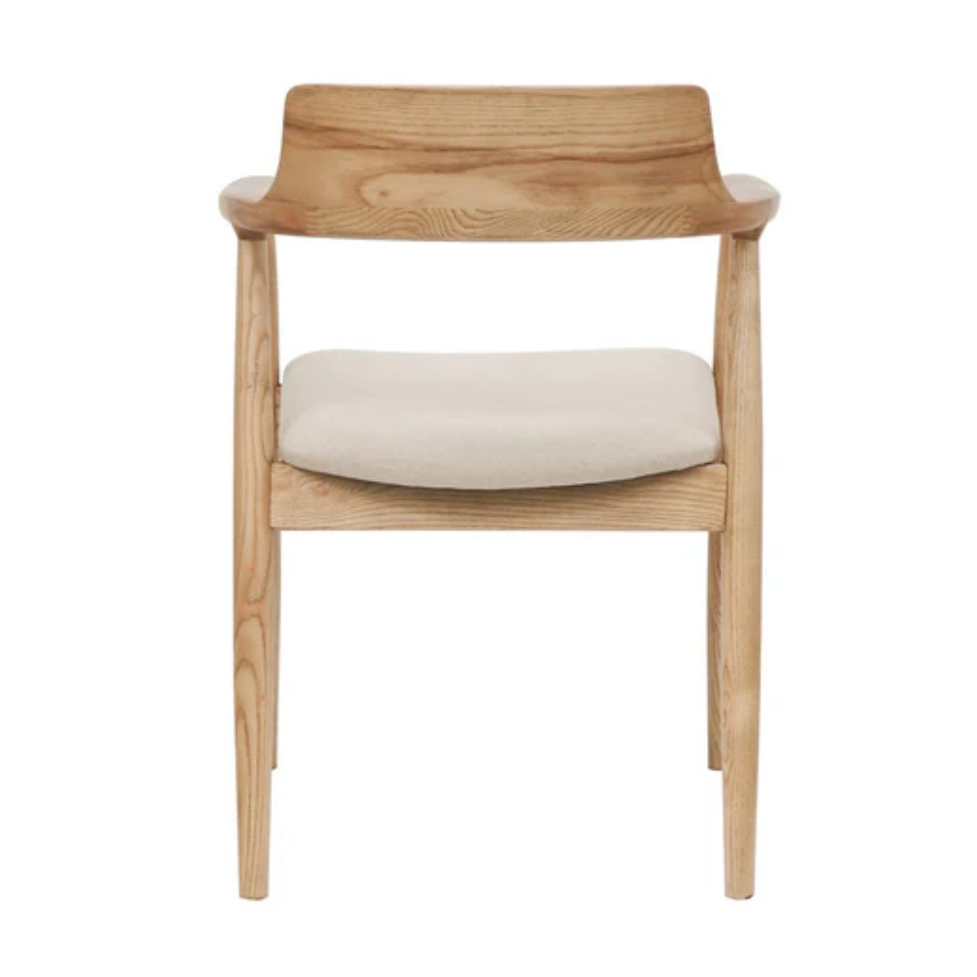 Ealing Dining Chair | Natural Frame - Linen Seat