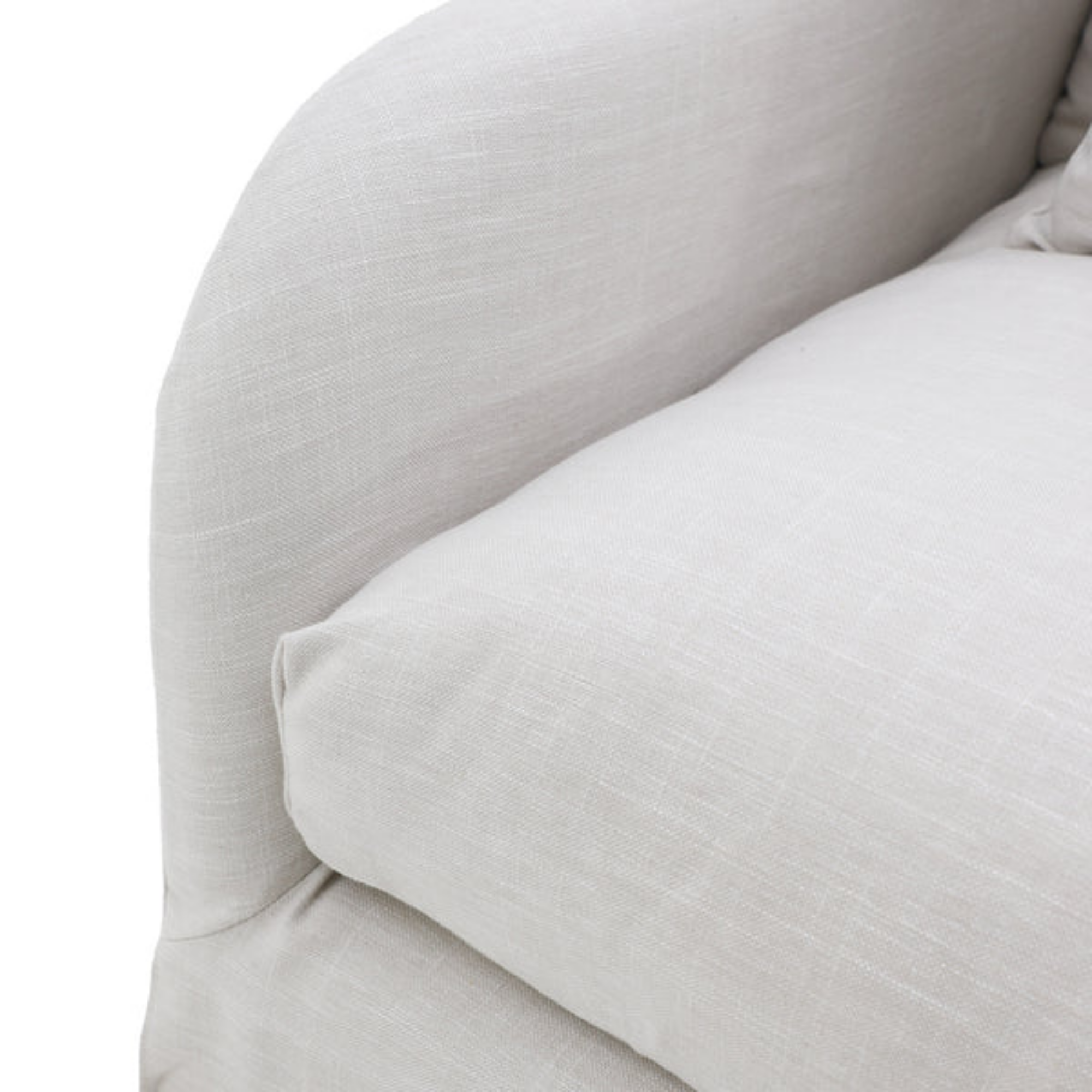 Eden Slipcover Armchair | Pearl Oat