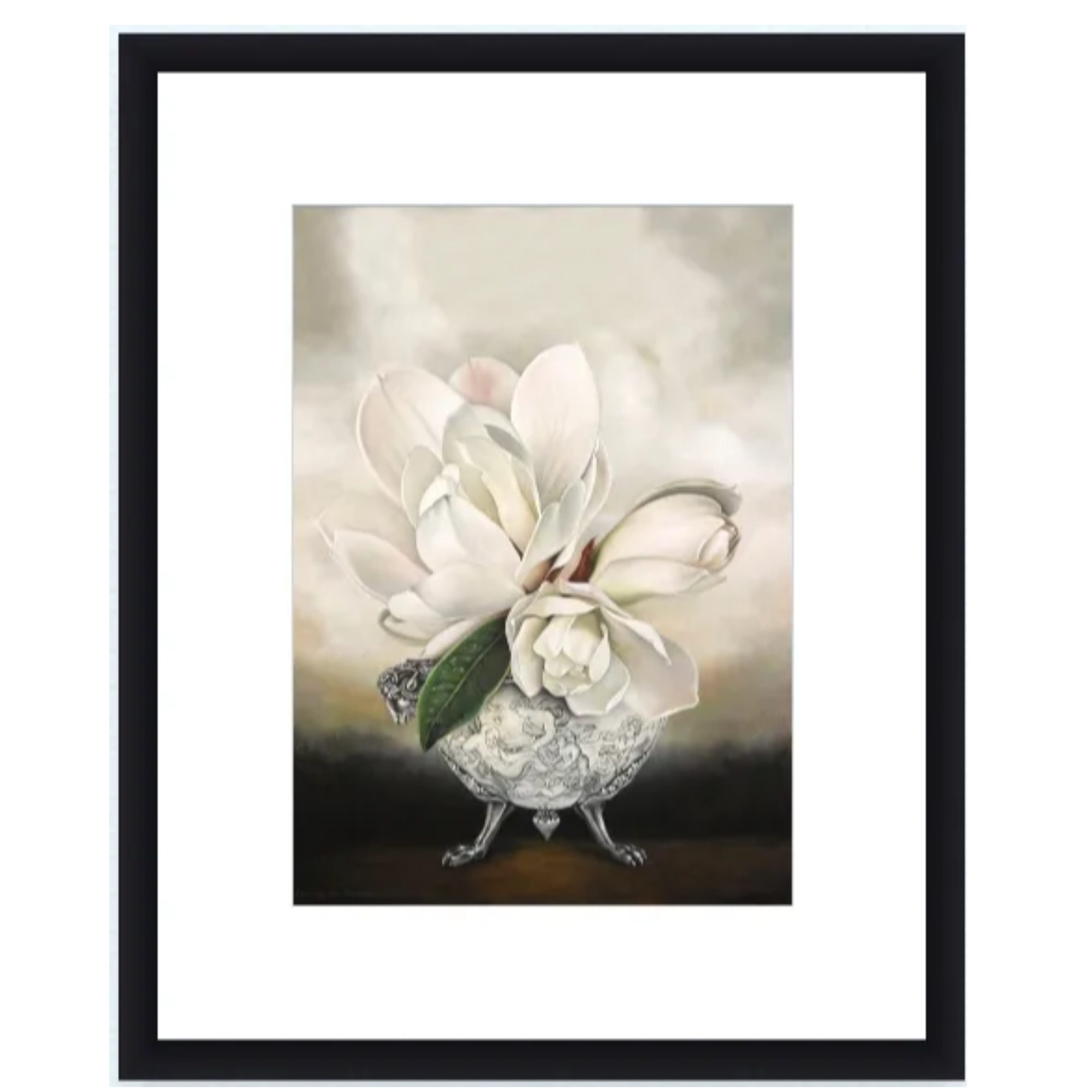 EFFLORESCE | CONTEMPORARY FRAME WITH GLASS | JANE CRISP | NZ MADE