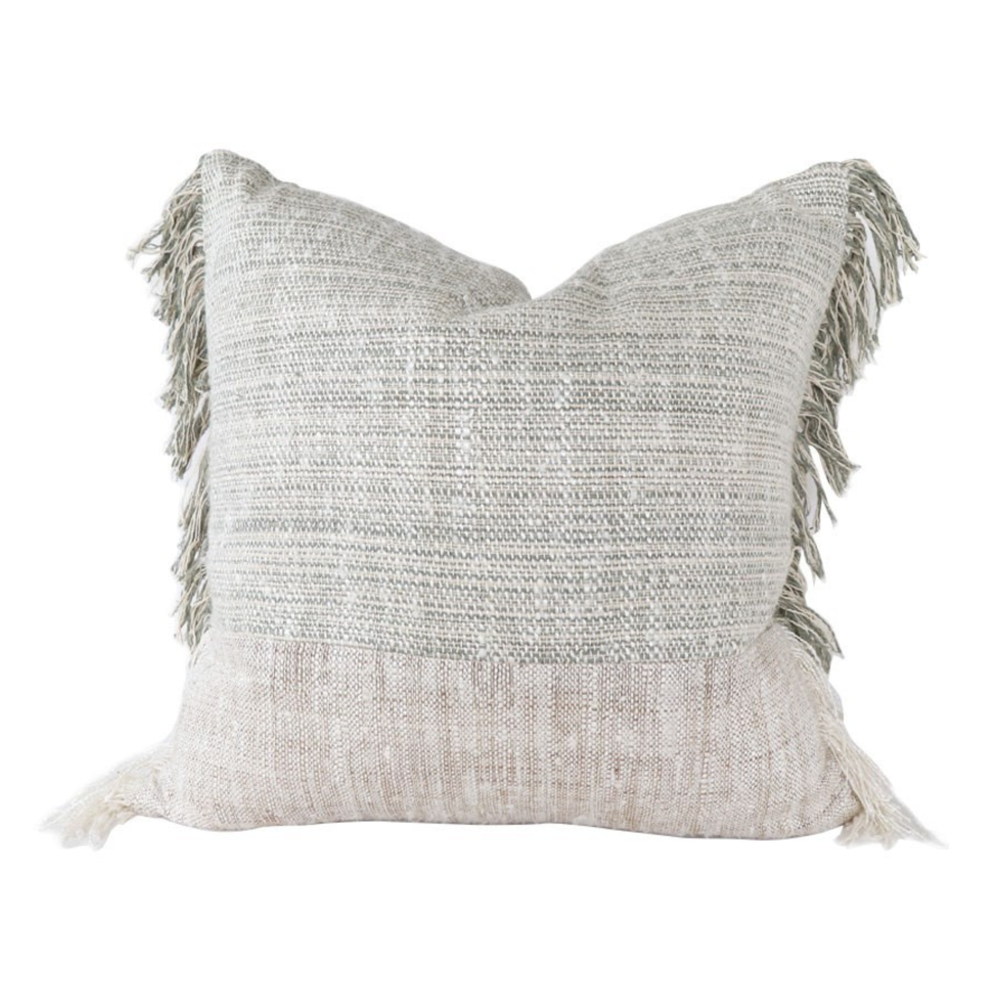 FIRA CUSHION - IVORY / SAGE