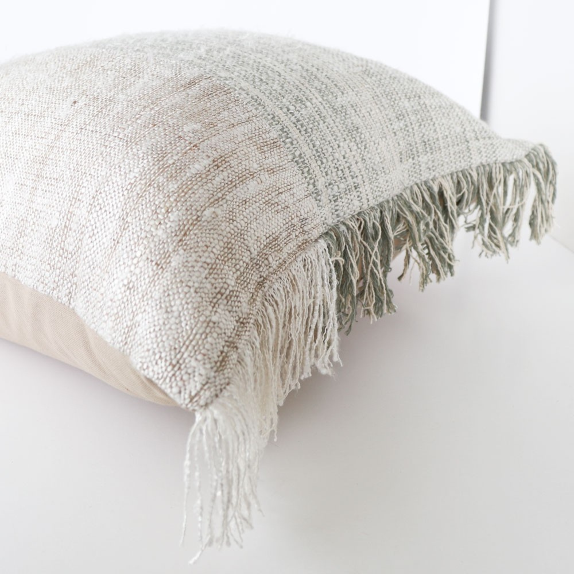 FIRA CUSHION - IVORY / SAGE