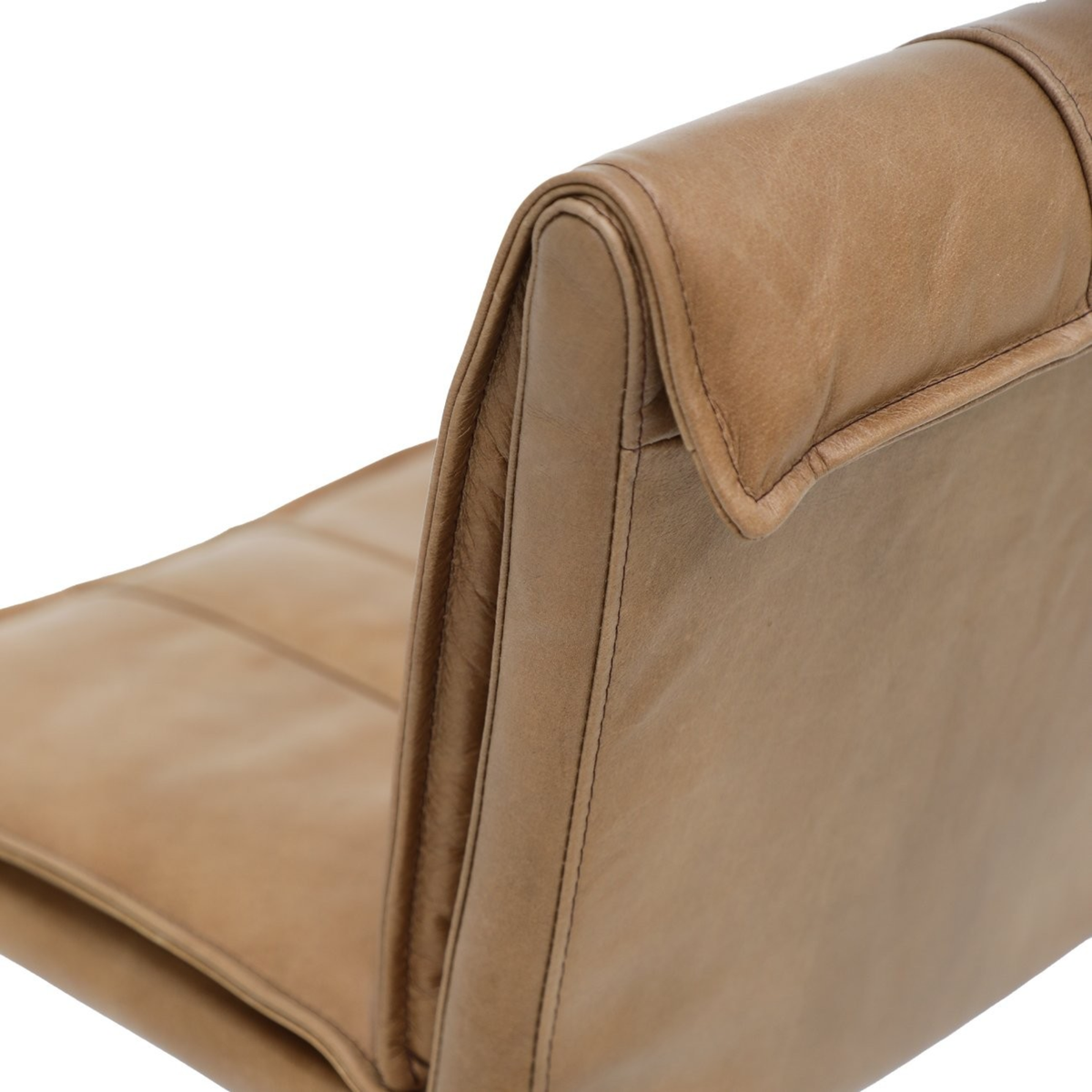 Foundry Bar Stool - Nutmeg Leather | 2 Seat Heights