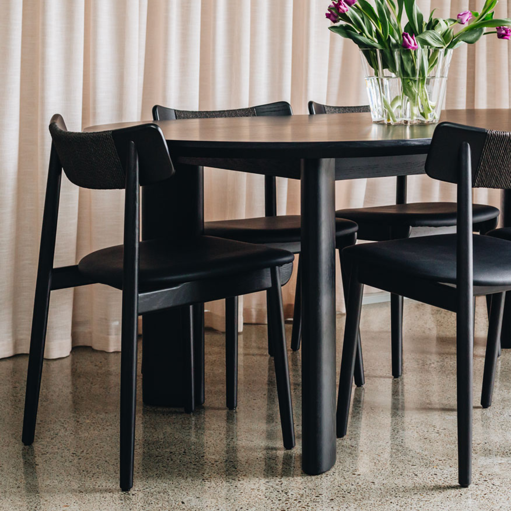 NILES DINING CHAIR | BLACK OAK
