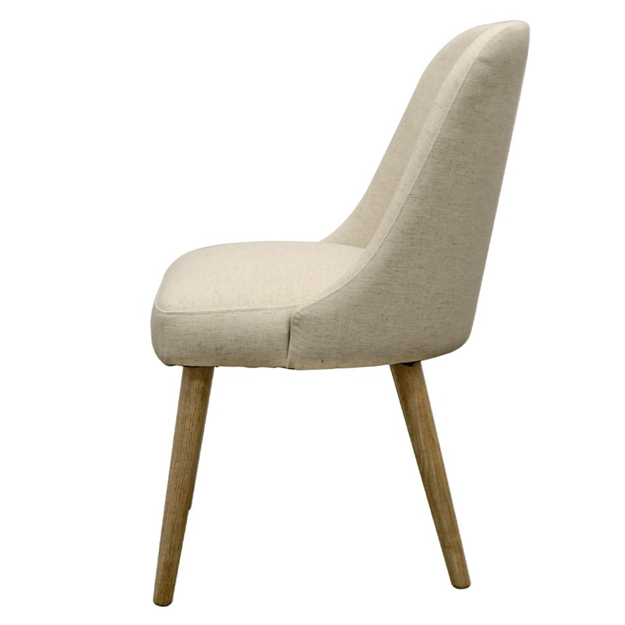 GENOA DINING CHAIR | NATURAL LINEN