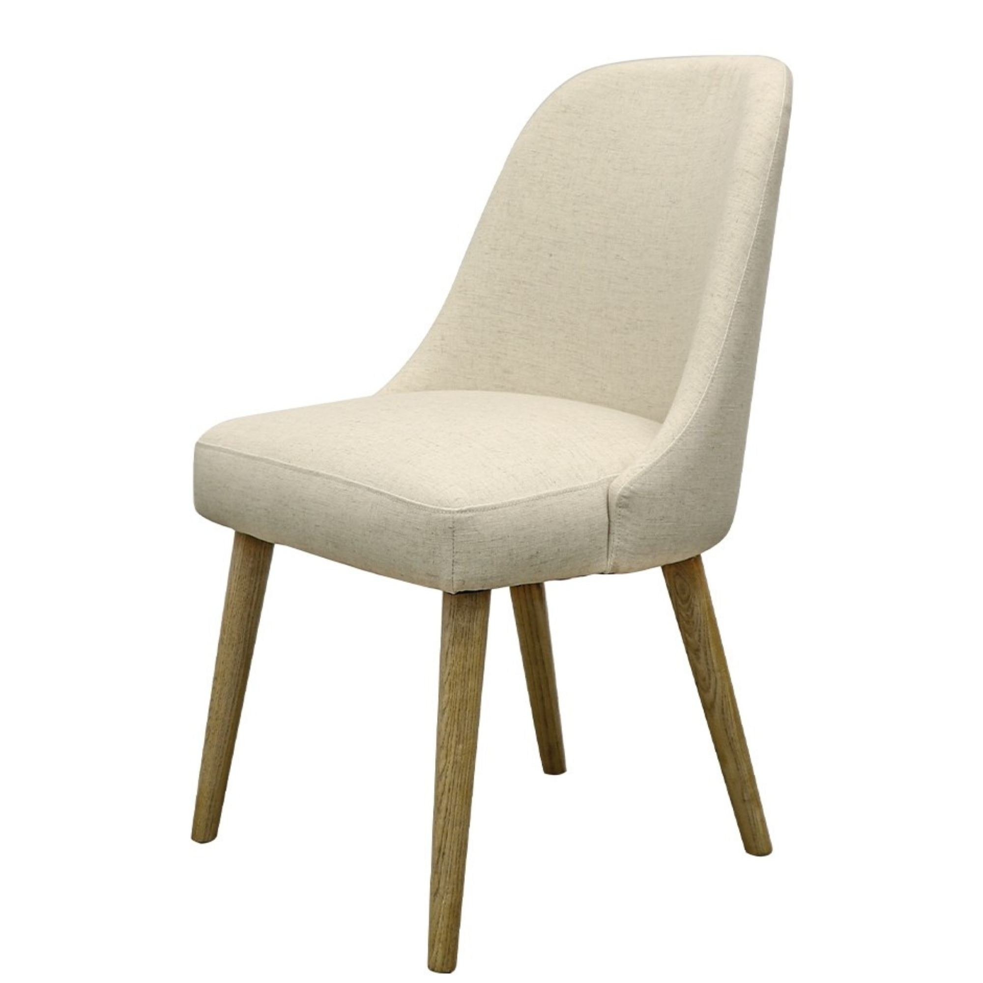 GENOA DINING CHAIR | NATURAL LINEN