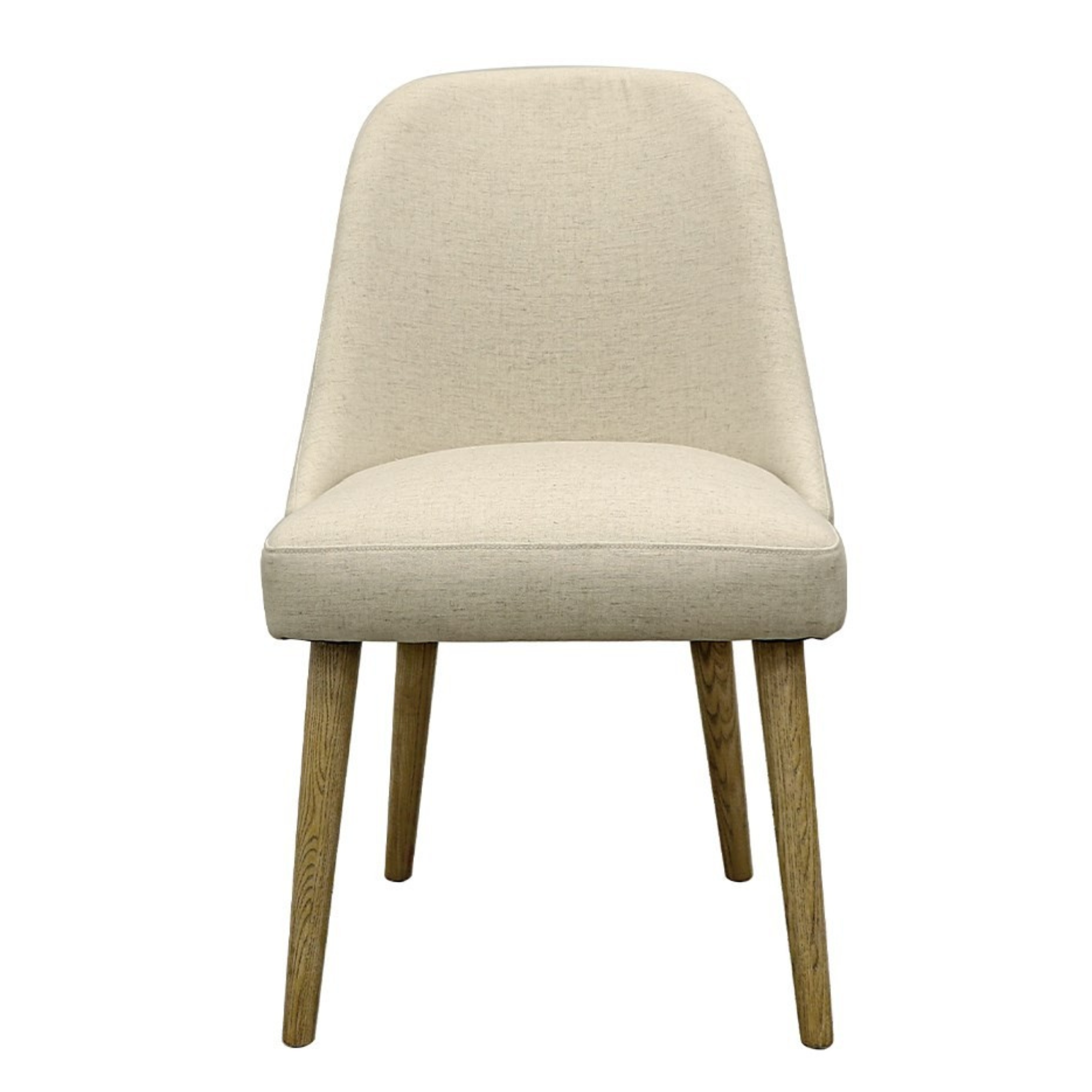 GENOA DINING CHAIR | NATURAL LINEN