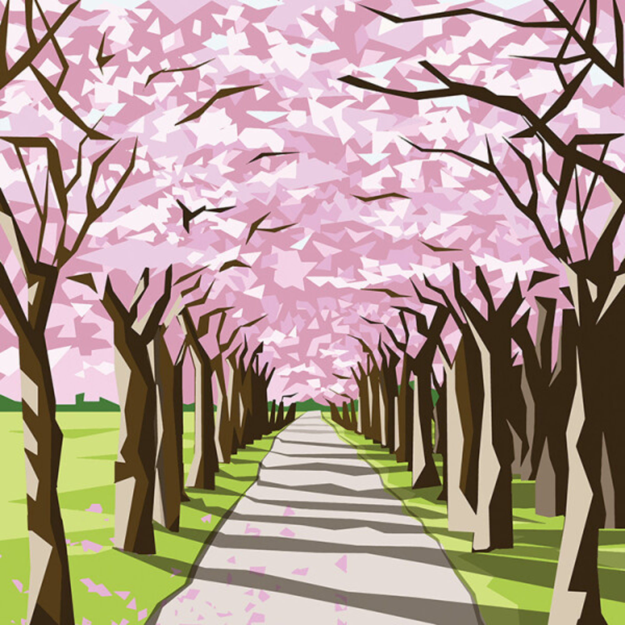 HAGLEY BLOSSOM | CANVAS STRETCHED READY TO HANG | IRA MITCHELL | NZ MADE