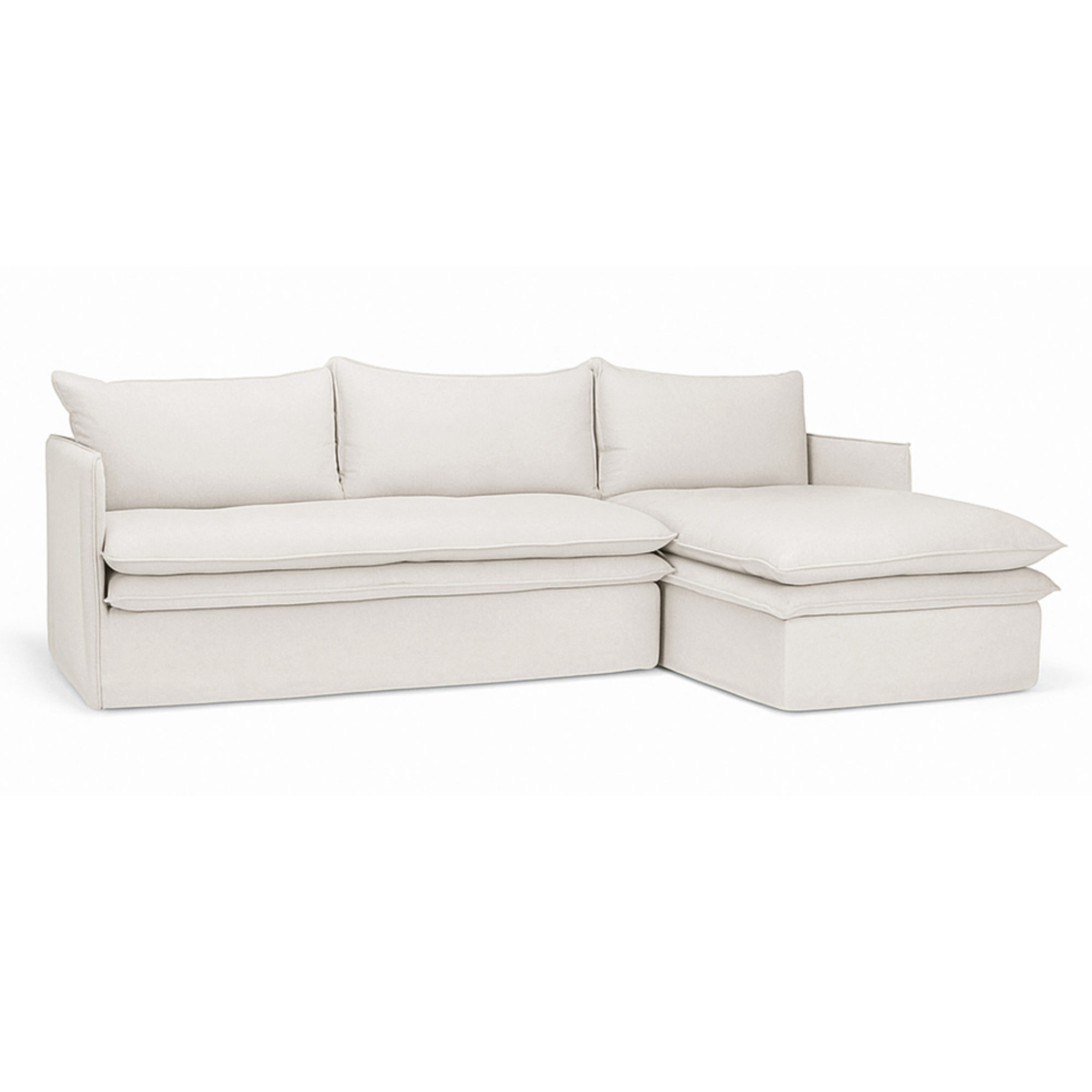 HAMILTON 3 SEATER RHF CHAISE | OATMEAL