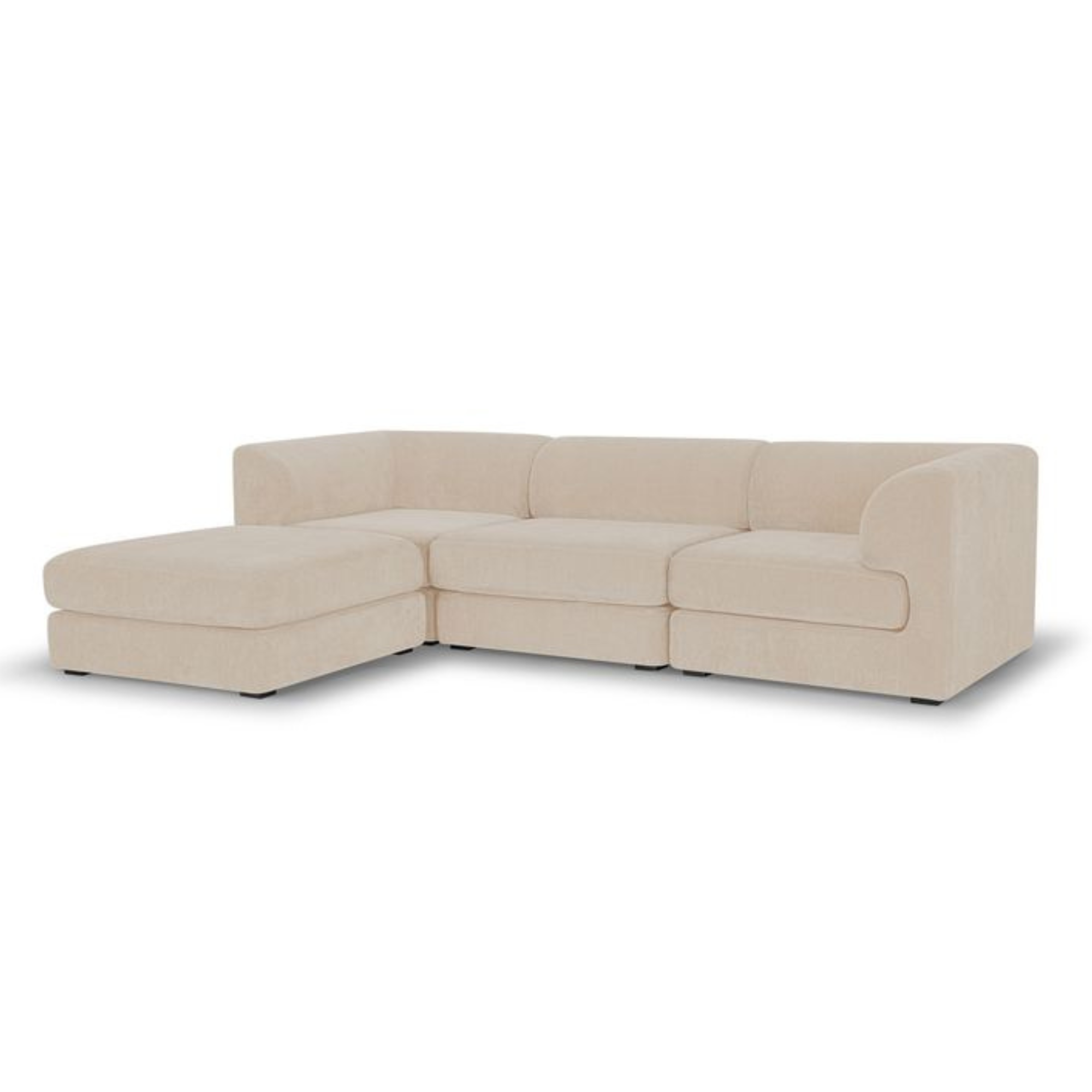HARMONY 3 SEATER MODULAR CHAISE | SAND