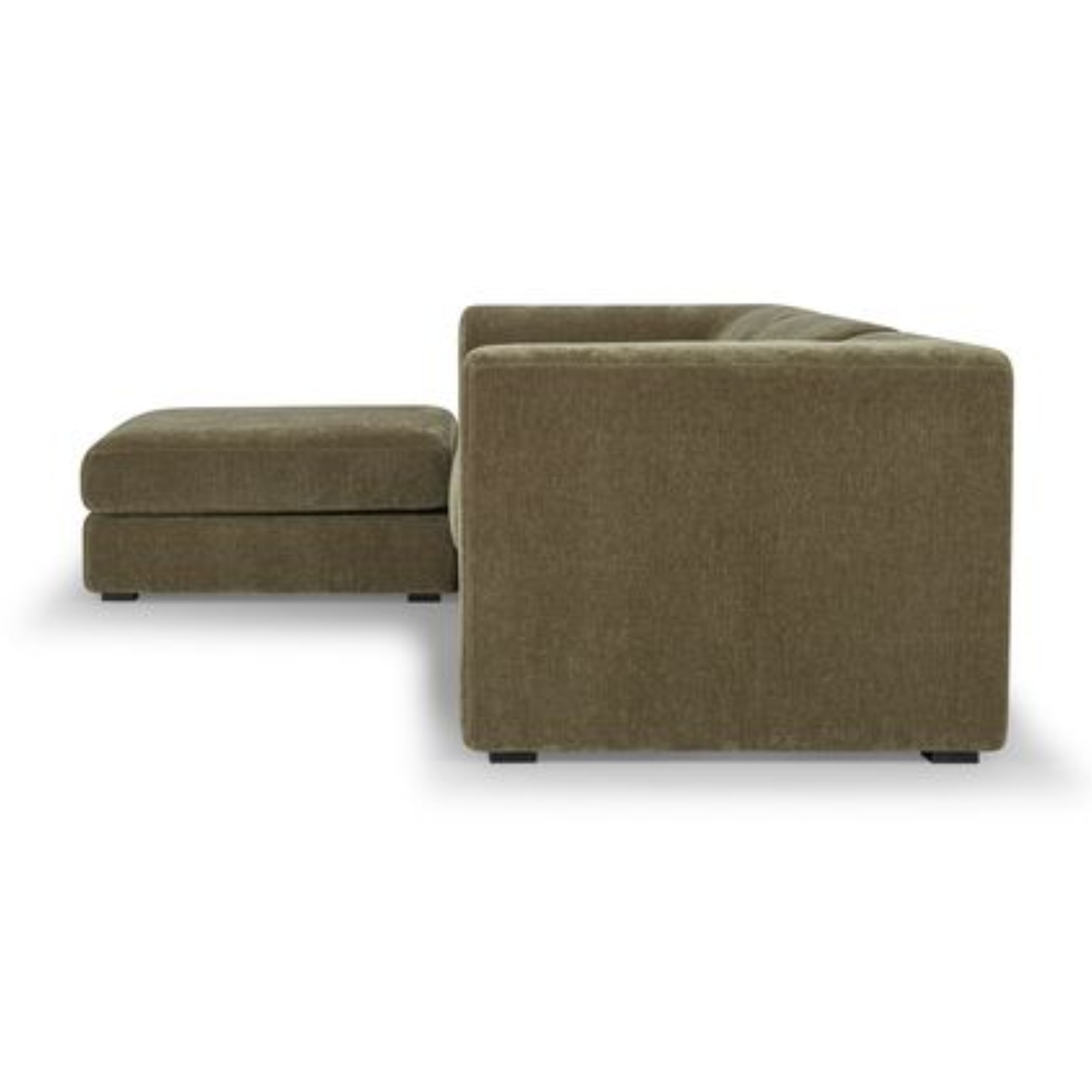 HARMONY 3 SEATER MODULAR CHAISE | OLIVE