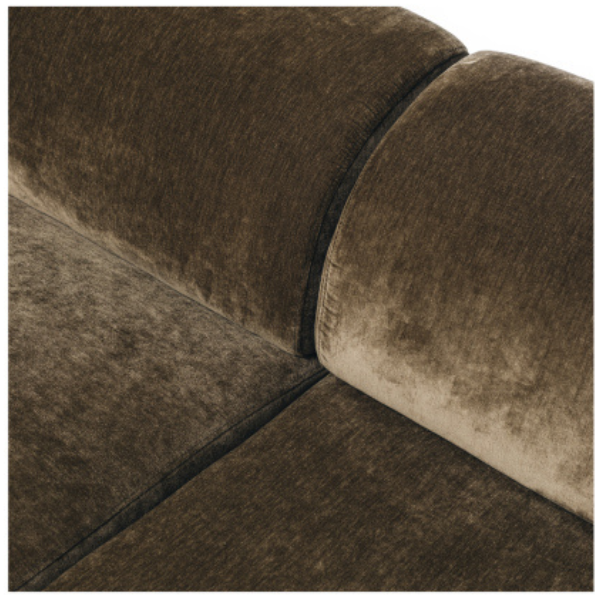 HARMONY 4 SEATER MODULAR CHAISE + OTTOMAN | OLIVE