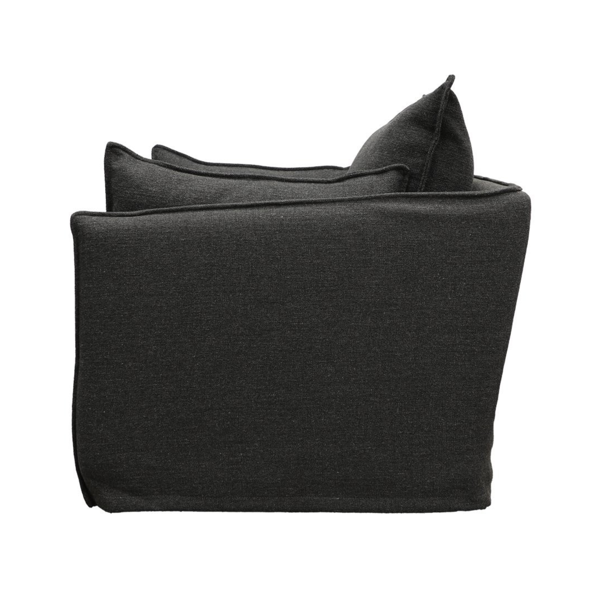 HAVEN SLIPCOVER ARMCHAIR | DARK GREY