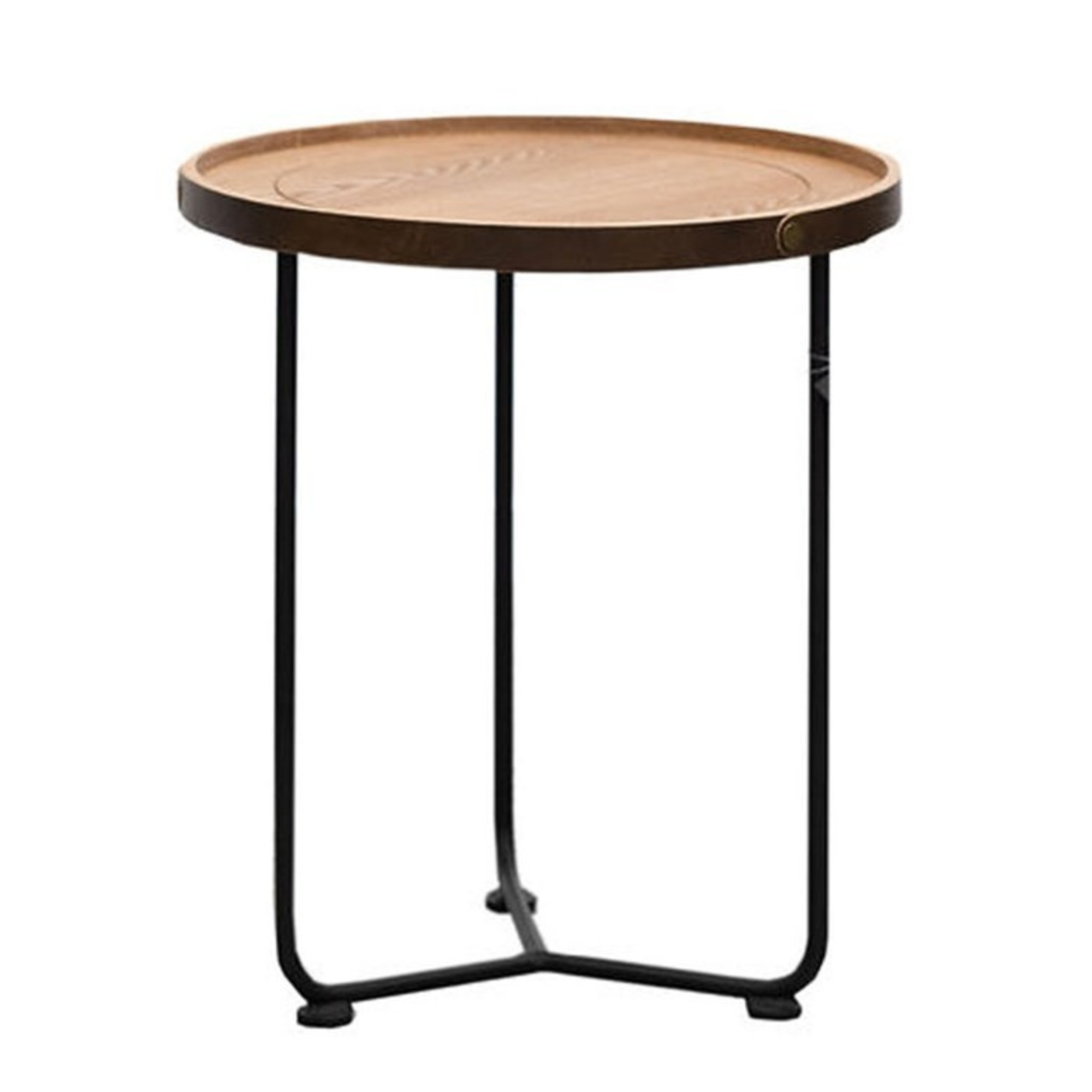 HAYWOOD ROUND SIDE TABLE | NATURAL ASH