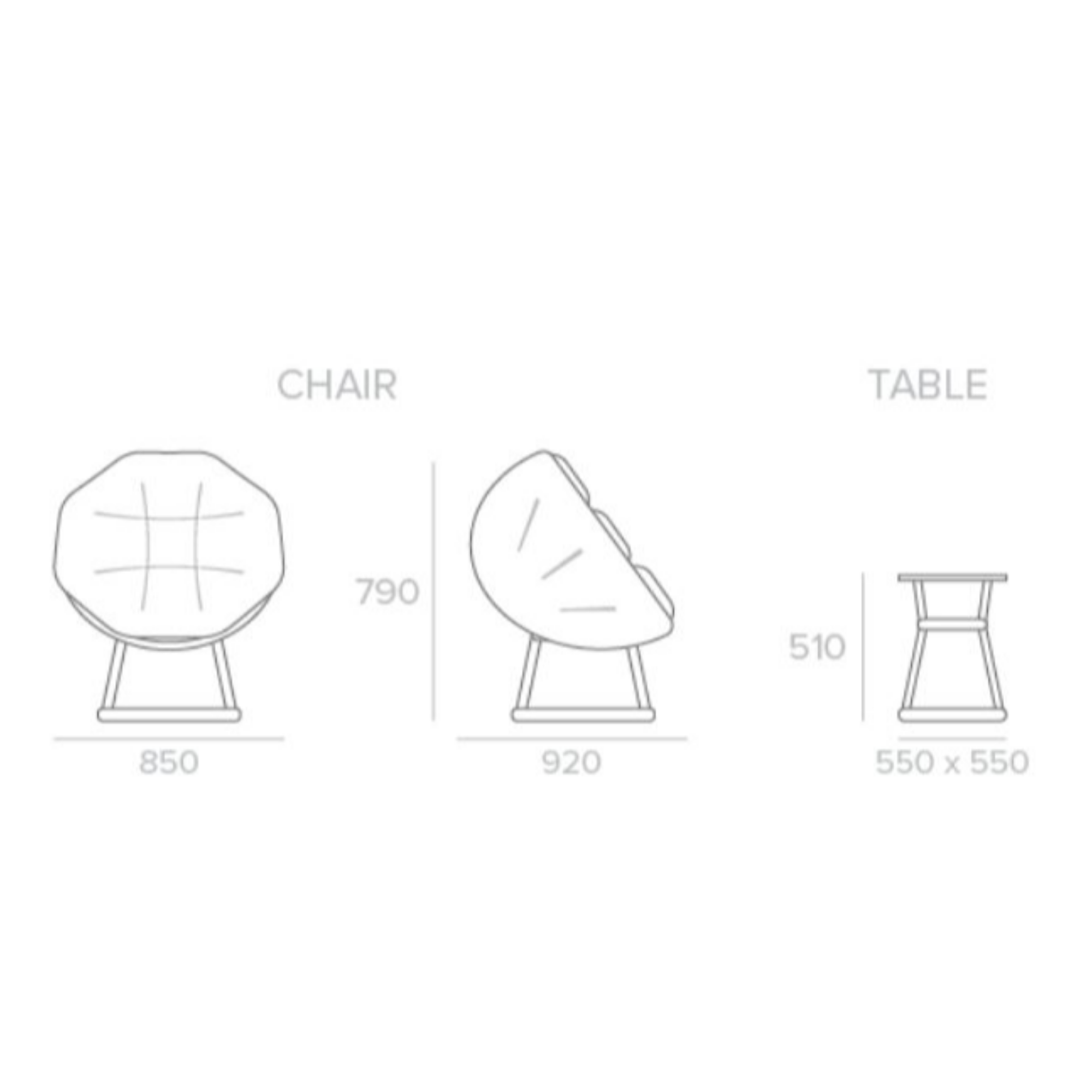 HELSINKI 3 PIECE OUTDOOR SETTING