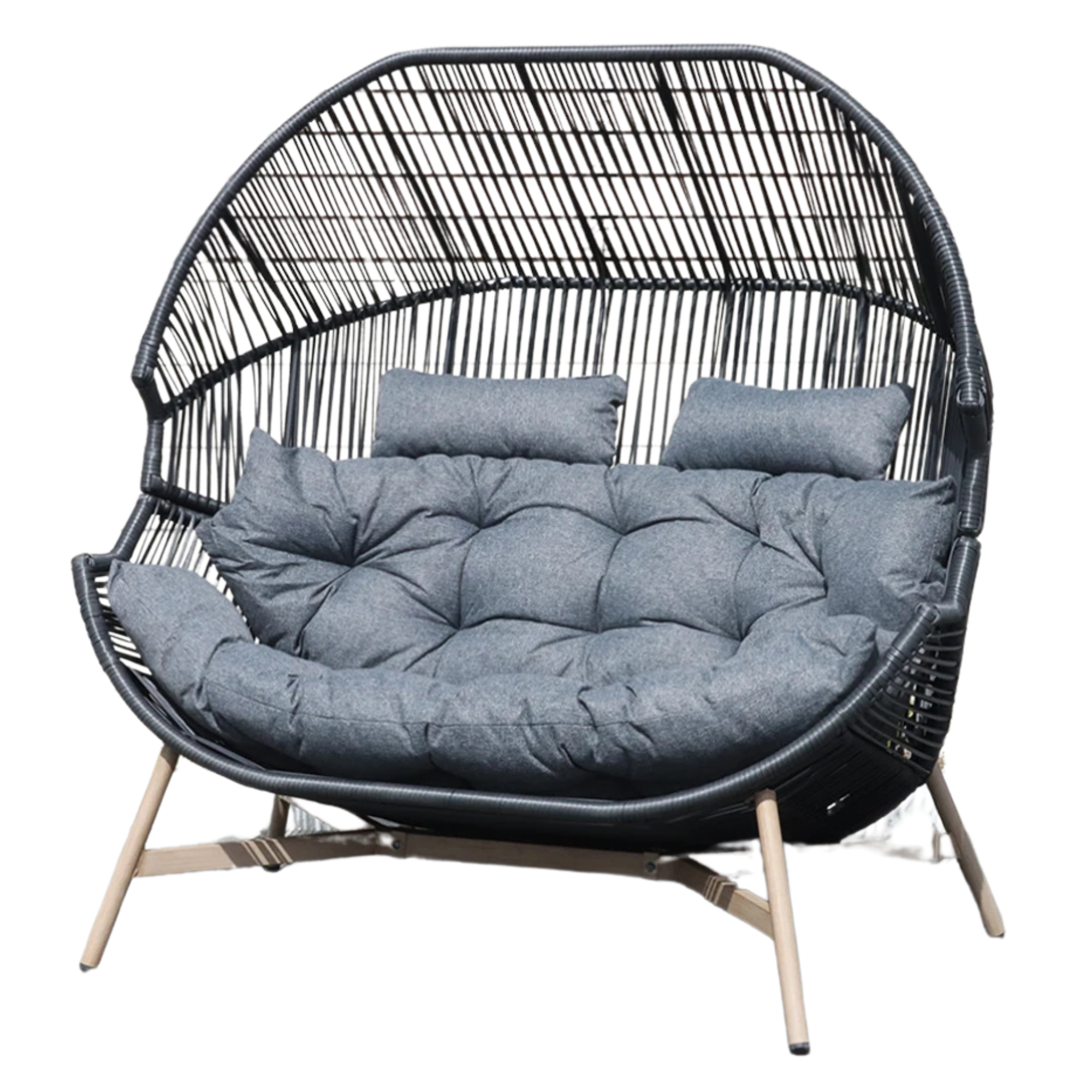 HELSINKI DOUBLE EGG CHAIR | OUTDOOR