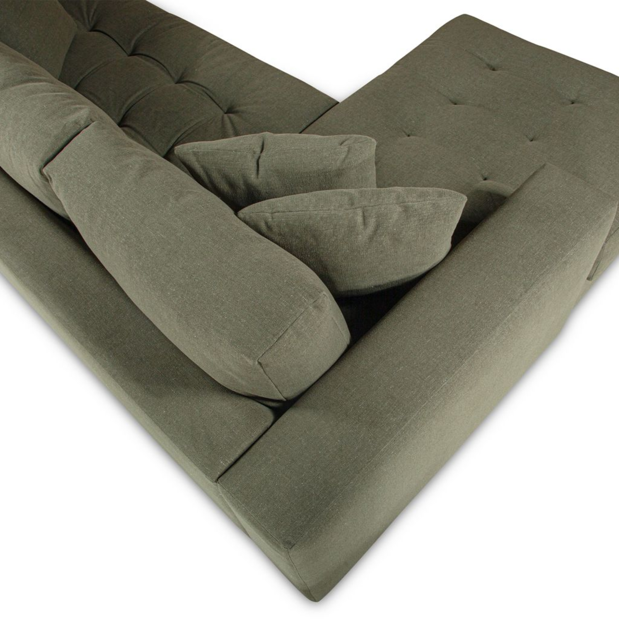 HUGO 3 SEATER CHAISE | PESTO