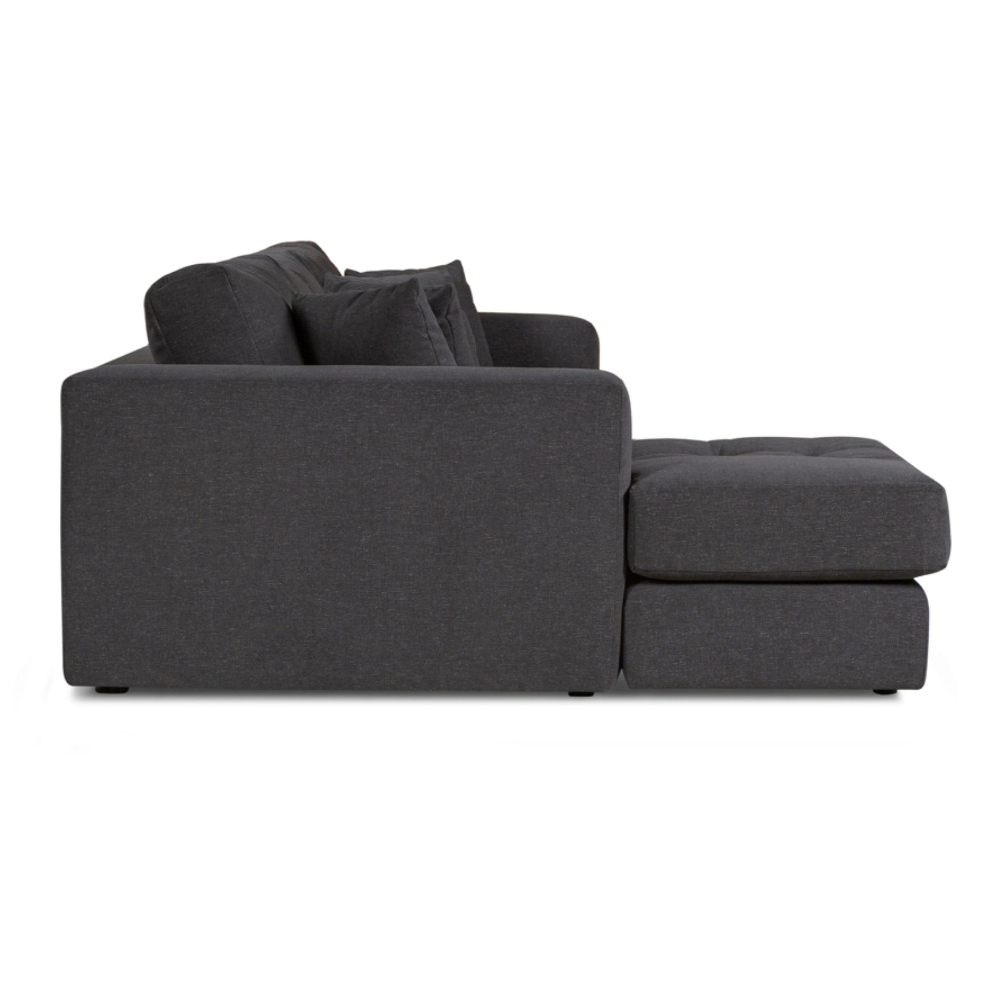HUGO 3 SEATER CHAISE | SHADOW