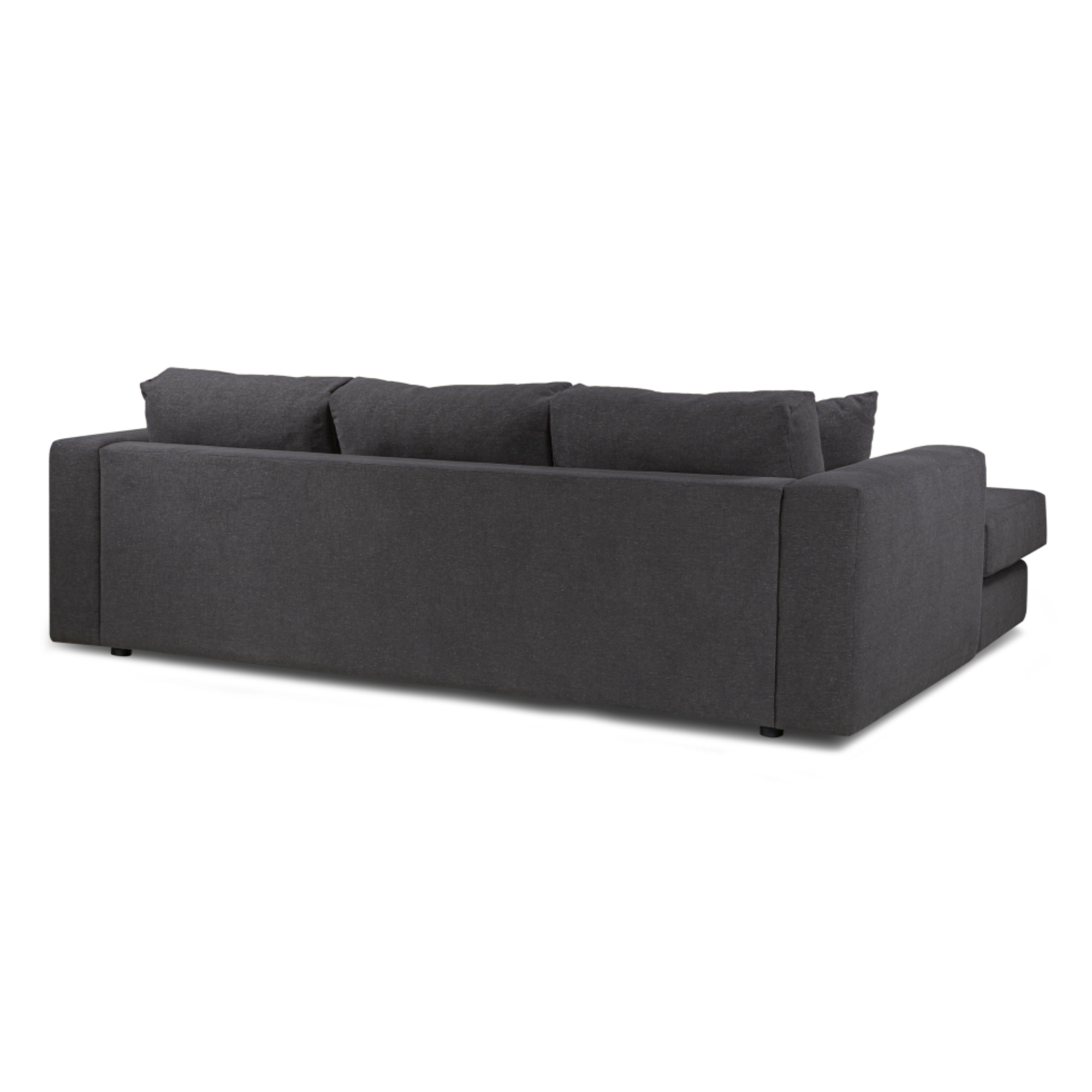 HUGO 3 SEATER CHAISE | SHADOW