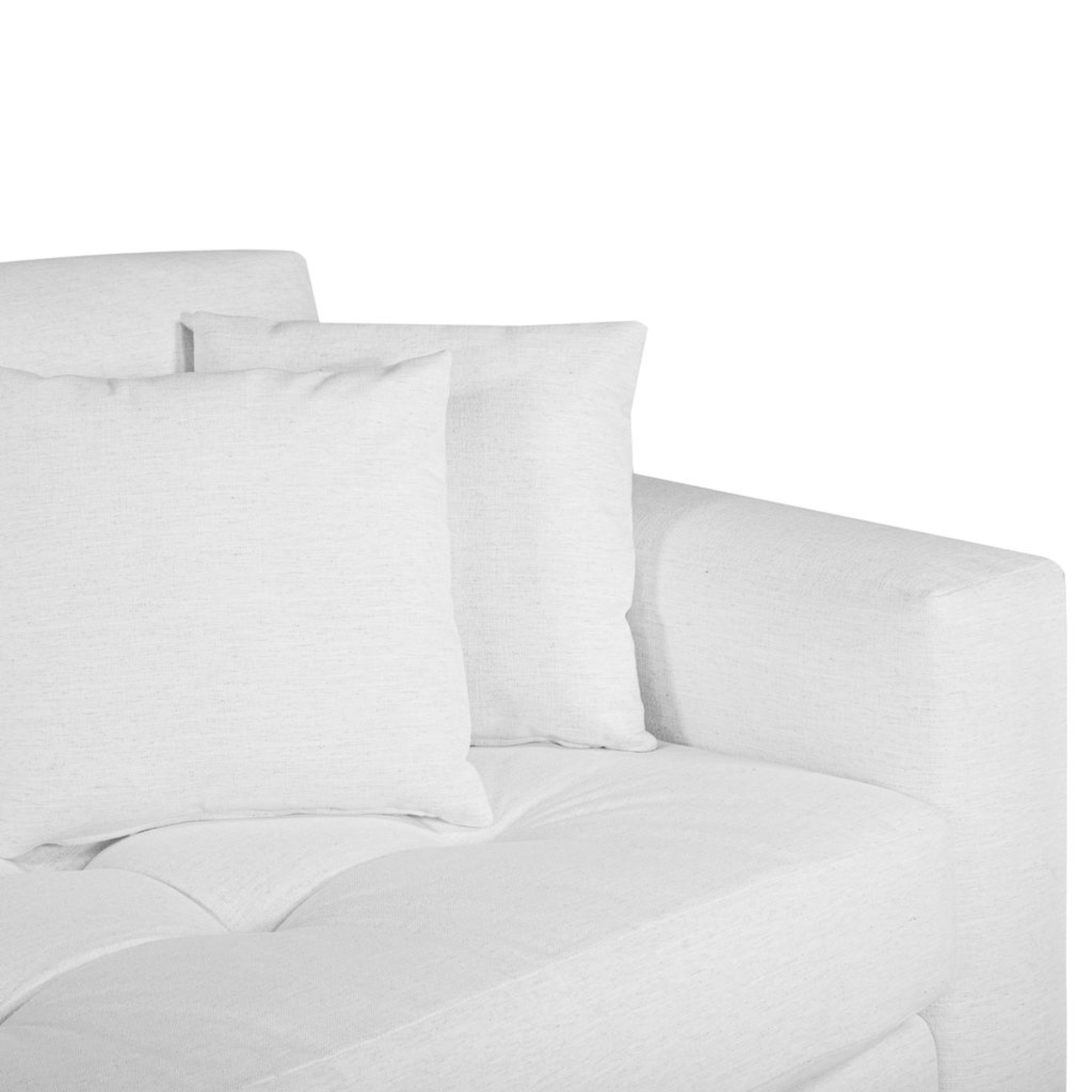 HUGO 3 SEATER CHAISE | SPECKLE WHITE
