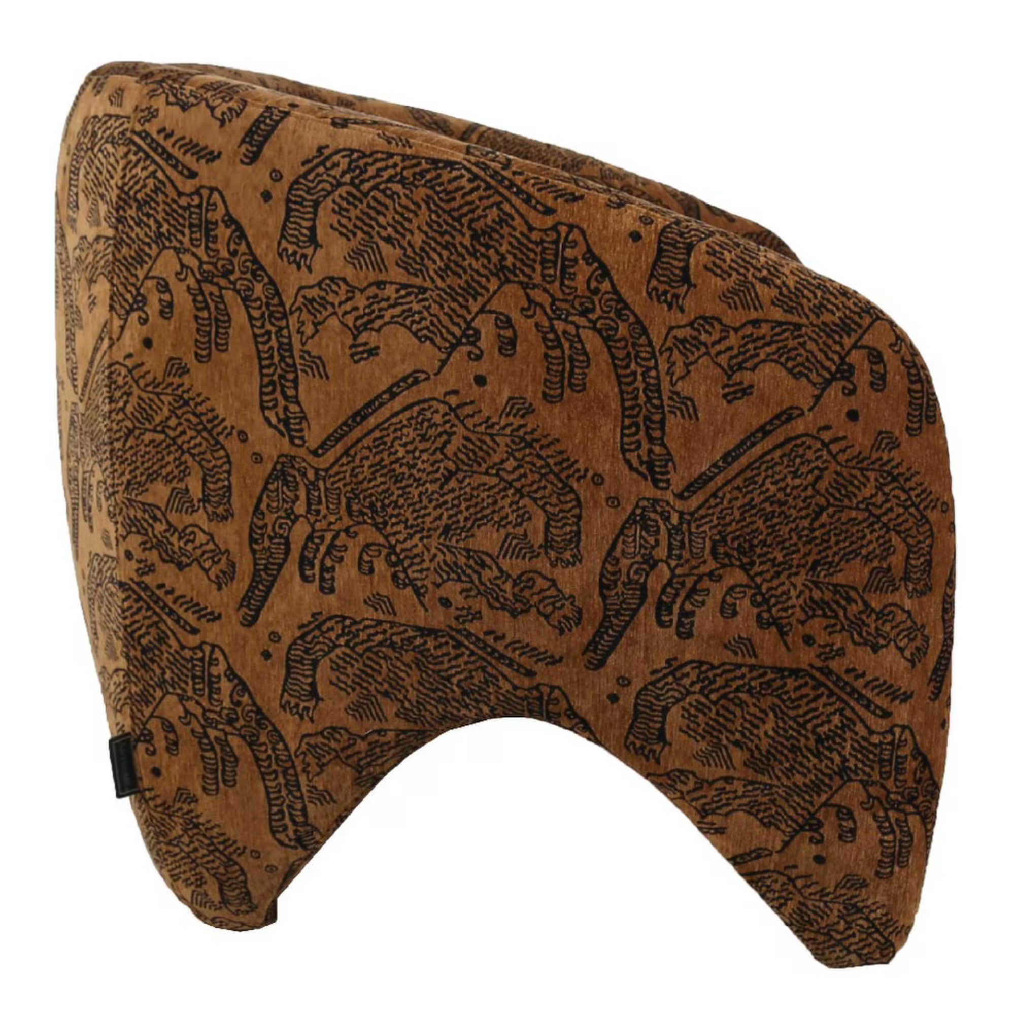 HUNTRESS ACCENT CHAIR | TIGER BROWN