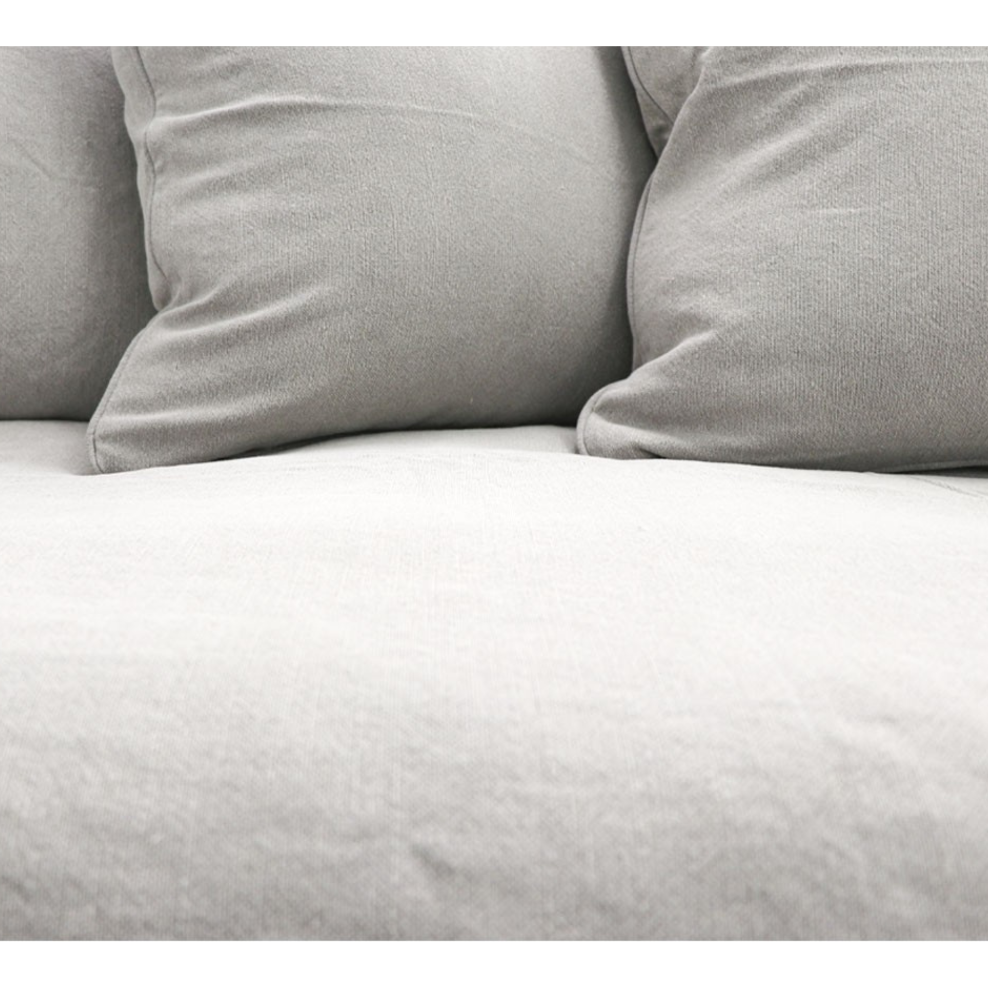 LOTUS SLIPCOVER 3 SEATER | CEMENT