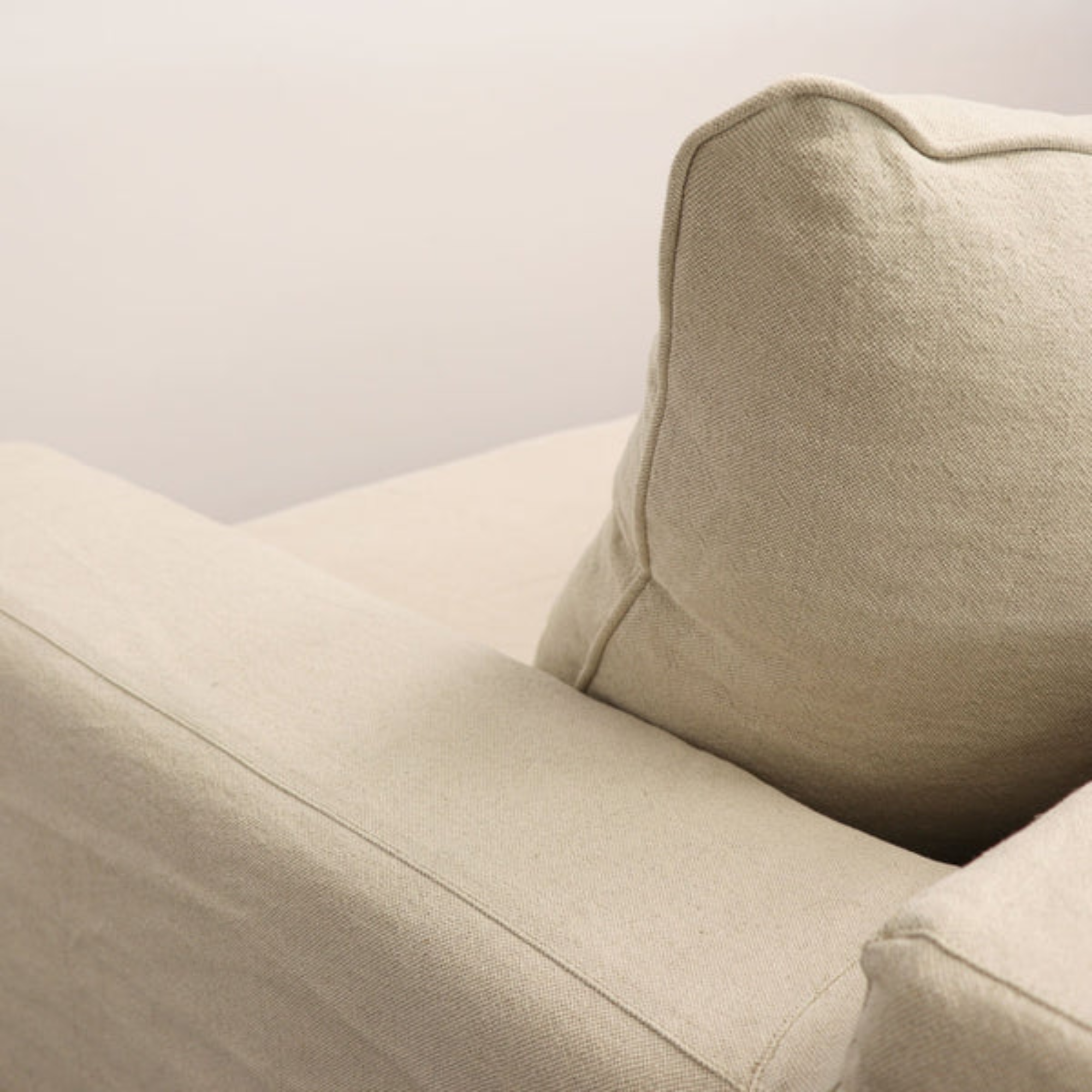 Keely Slipcover 2 Seater Sofa | Oatmeal