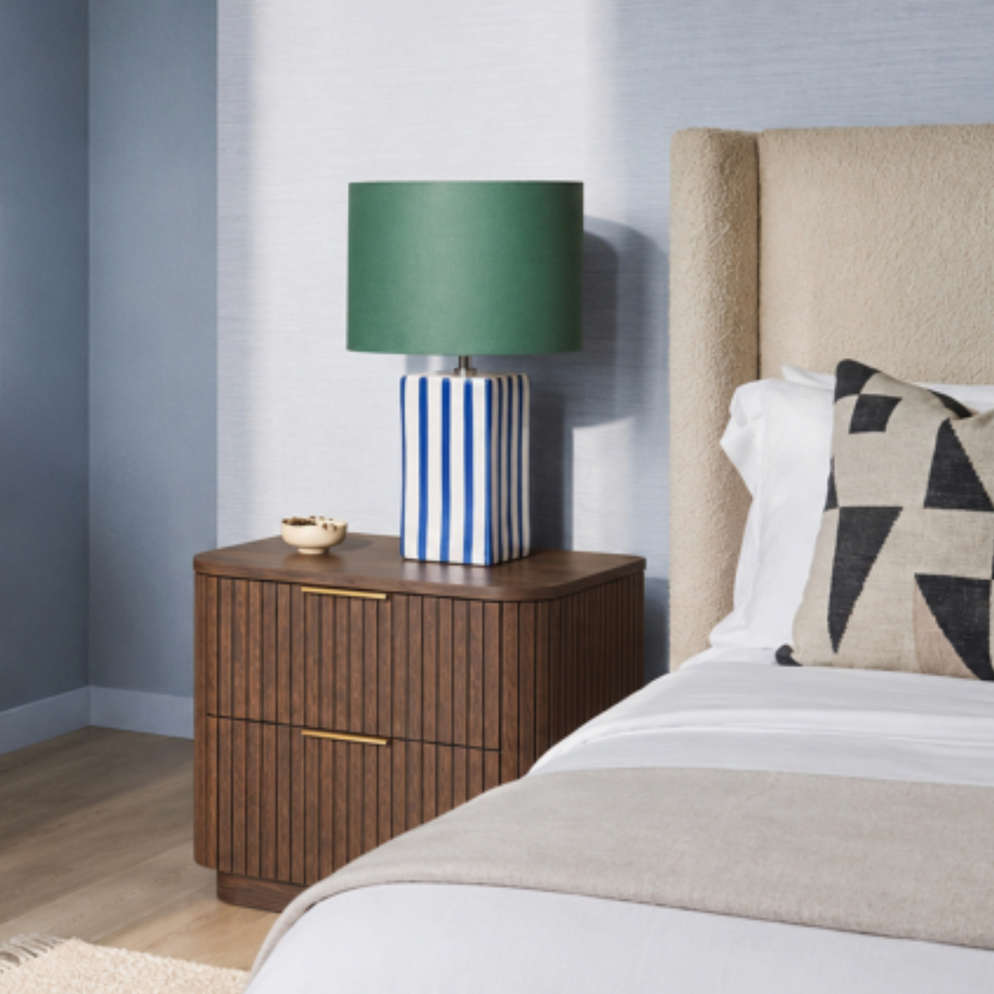 Lath Bedside Cabinet