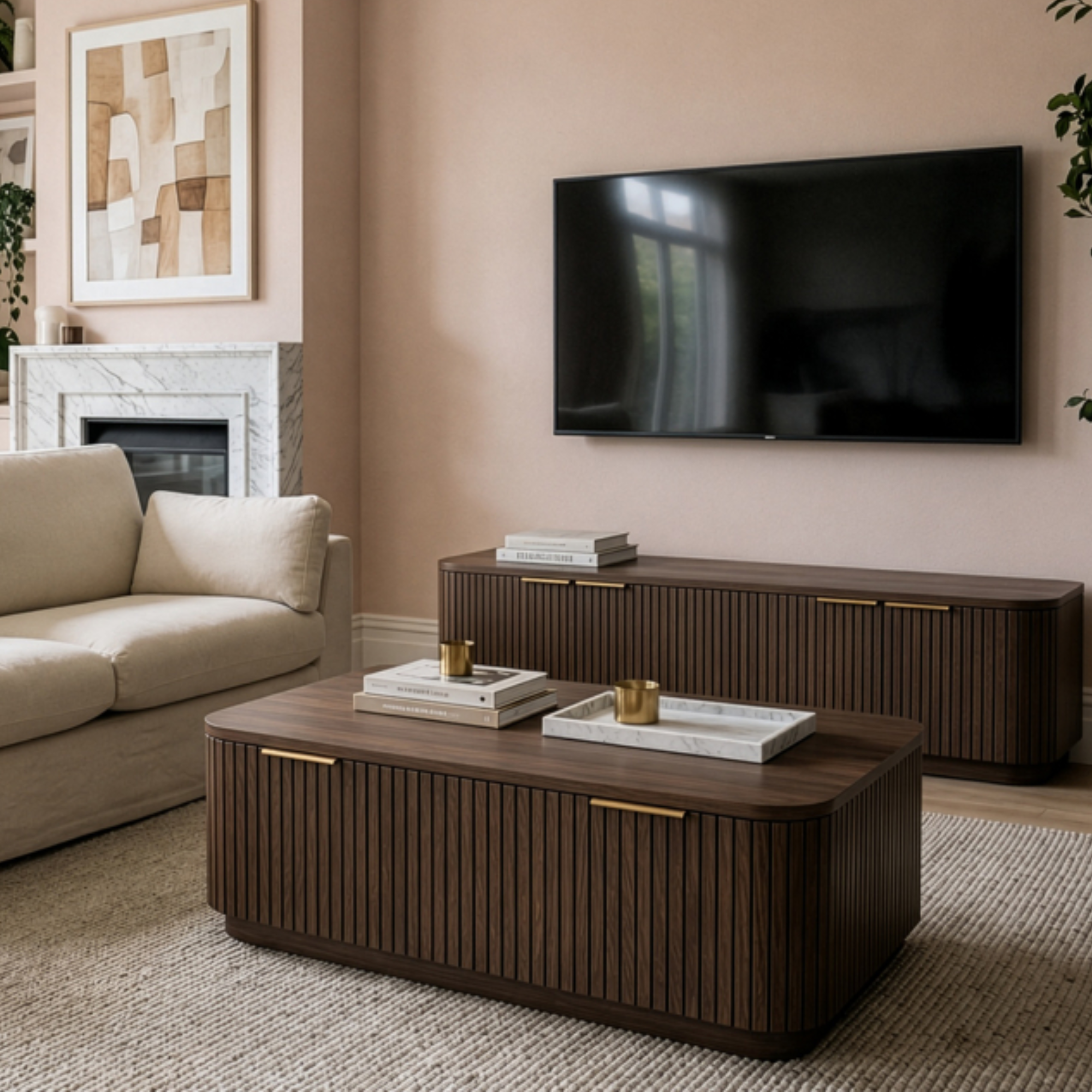 Lath Coffee Table
