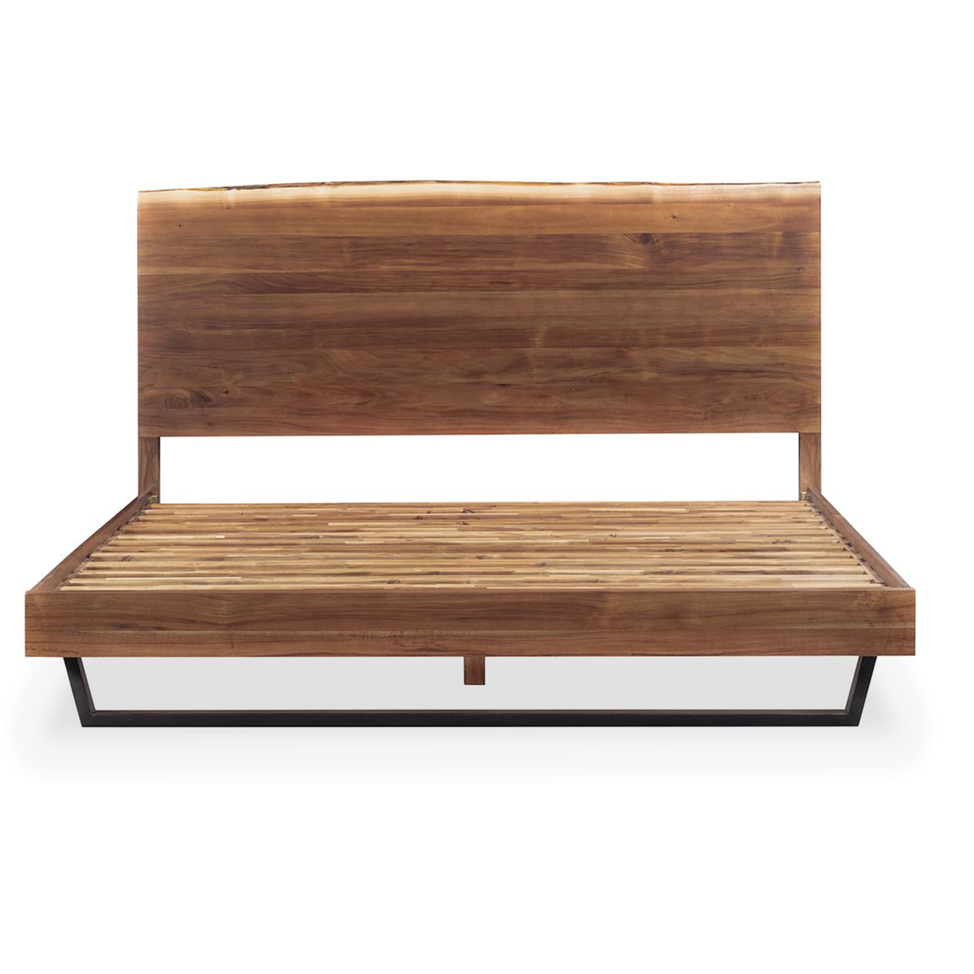 LIVE-EDGE KING SLAT BED