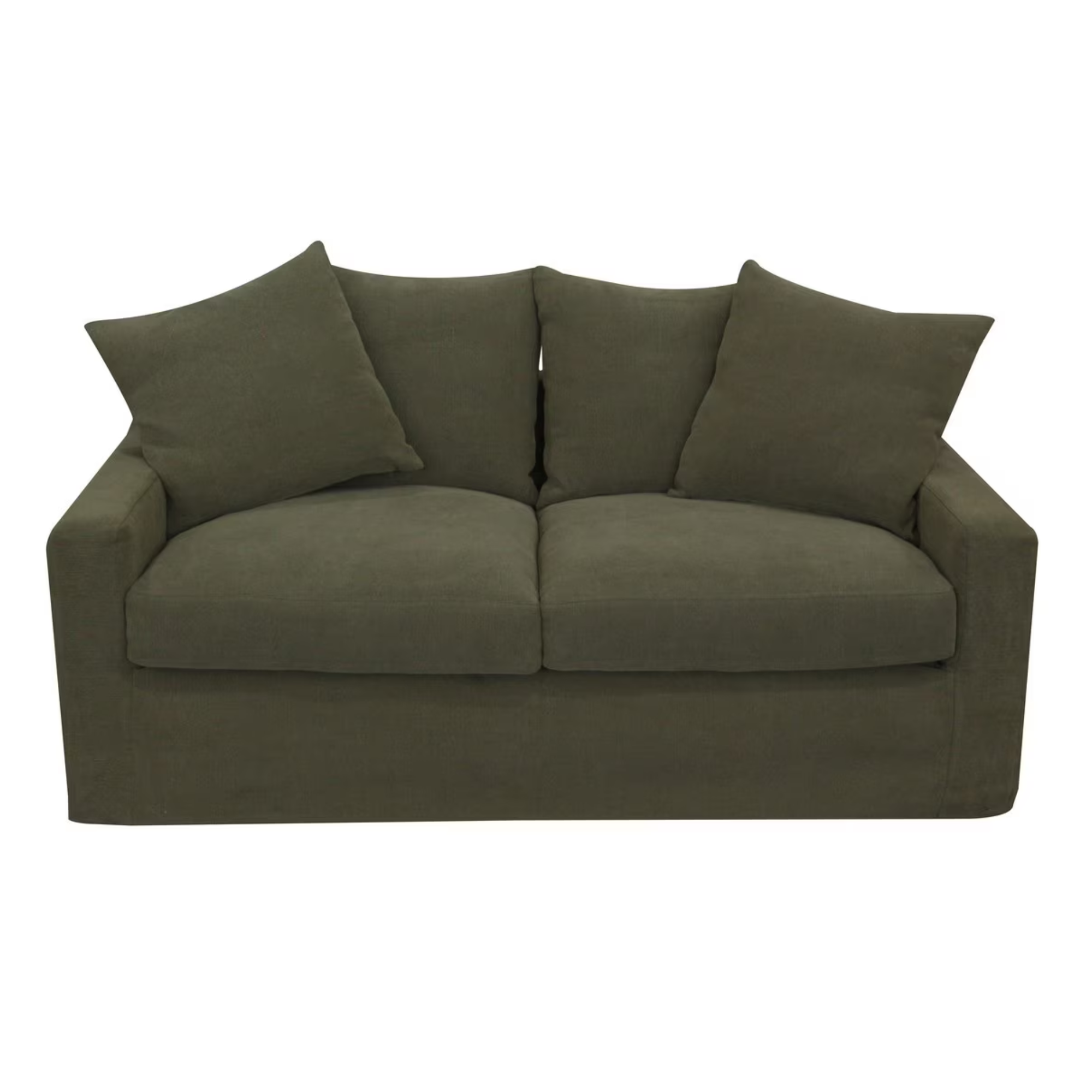 LUCCA 2 SEATER SOFA | OLIVE