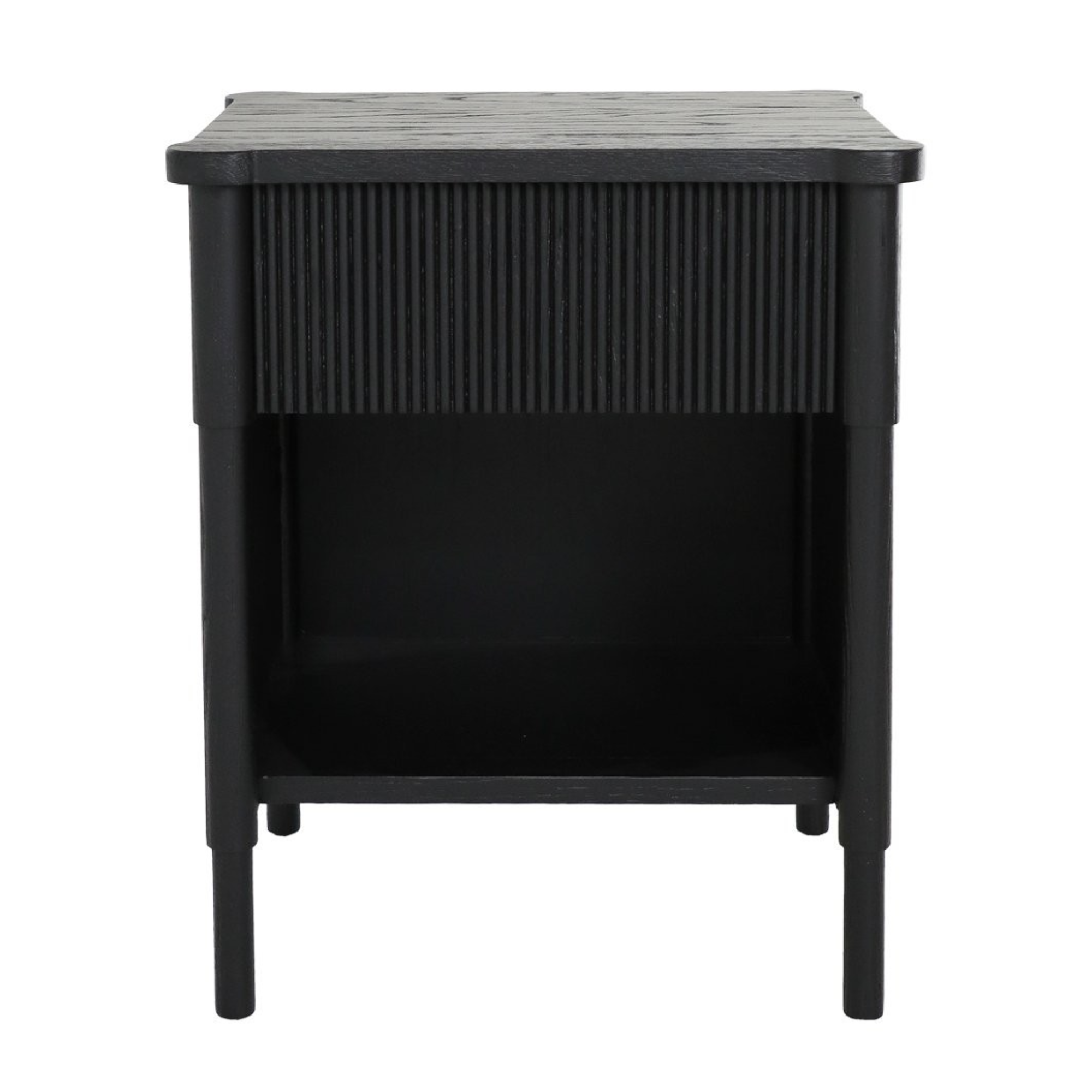 Lucia Bedside Cabinet | Black Oak