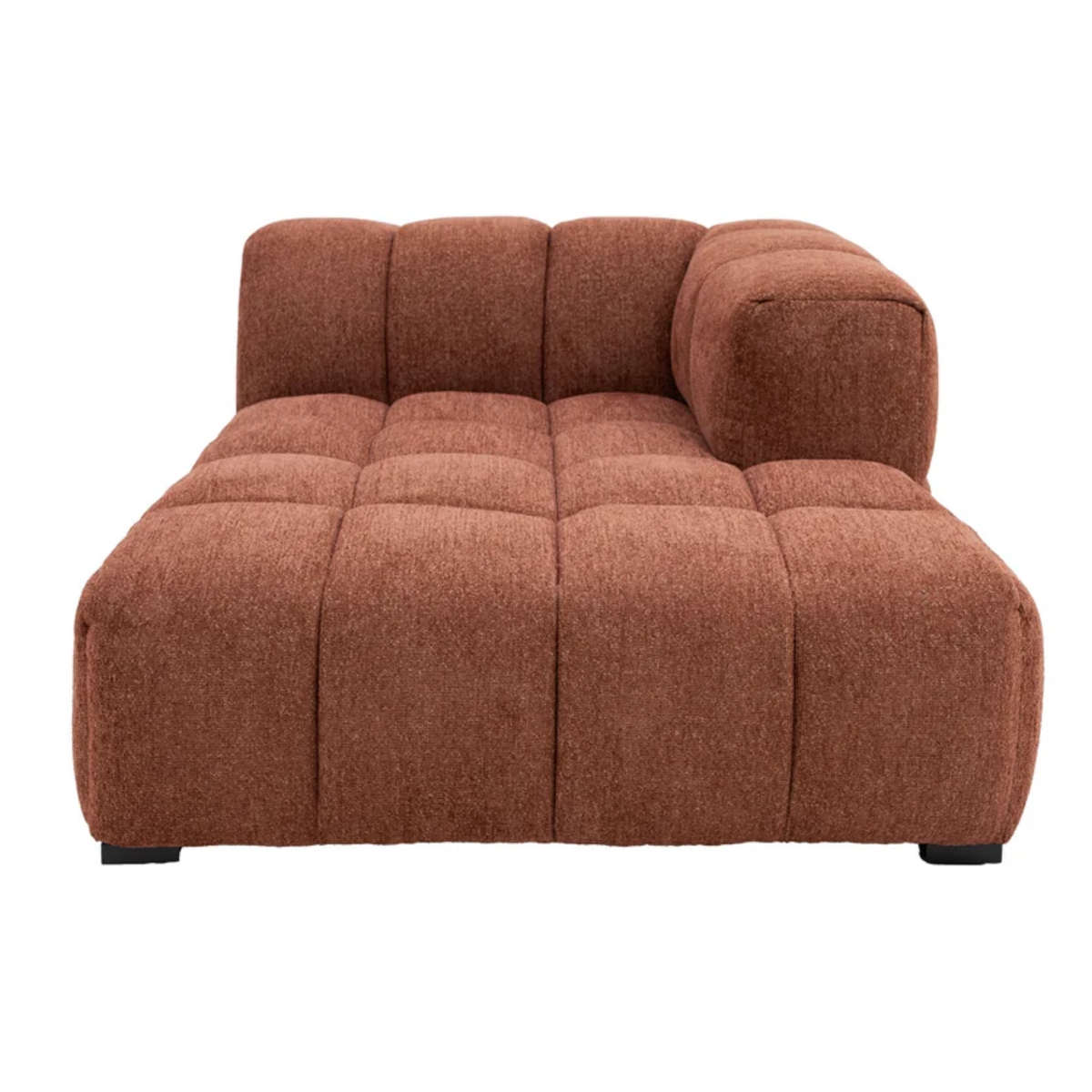 Manhattan 3 Piece RHF Chaise | Burnt Sienna