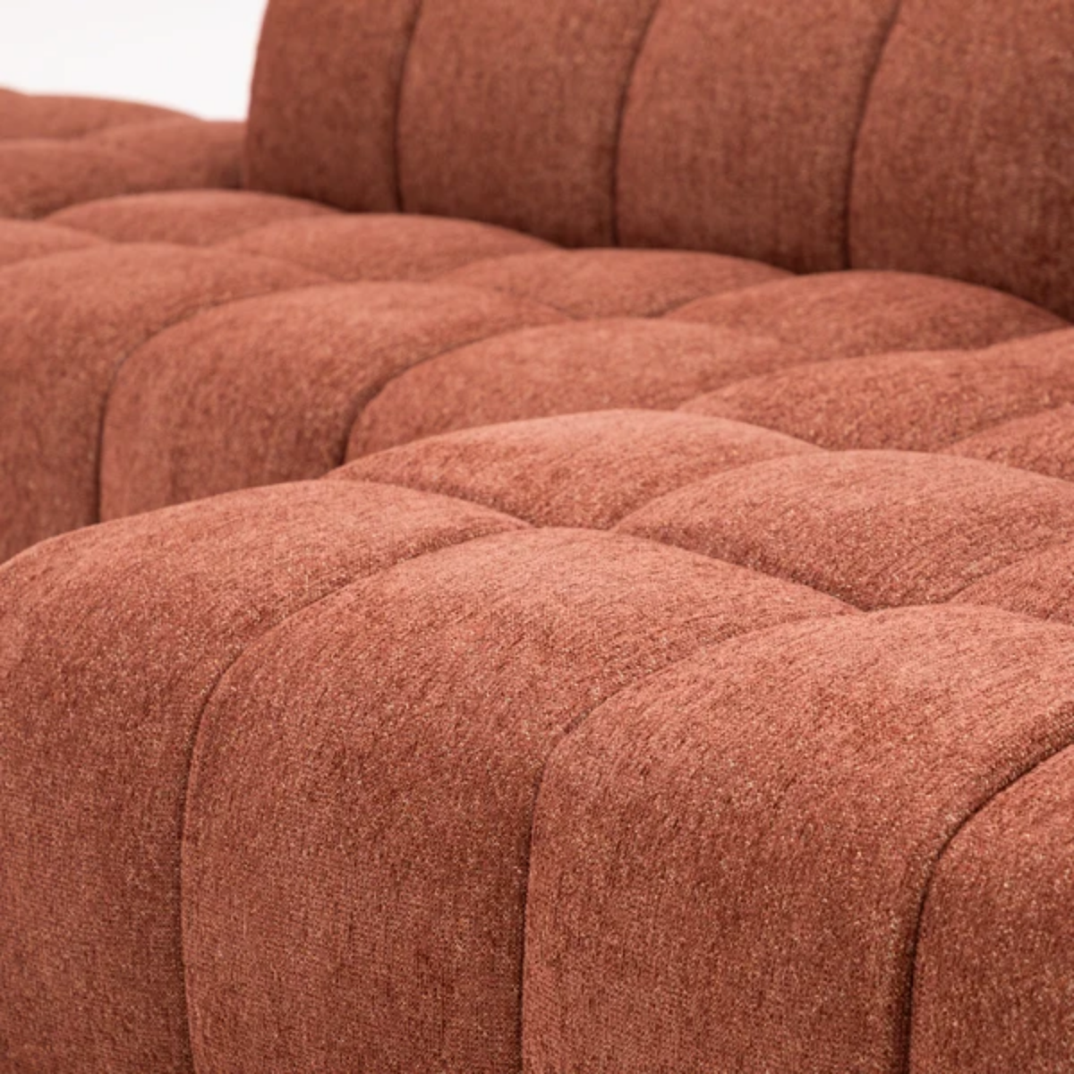 Manhattan 3 Piece RHF Chaise | Burnt Sienna