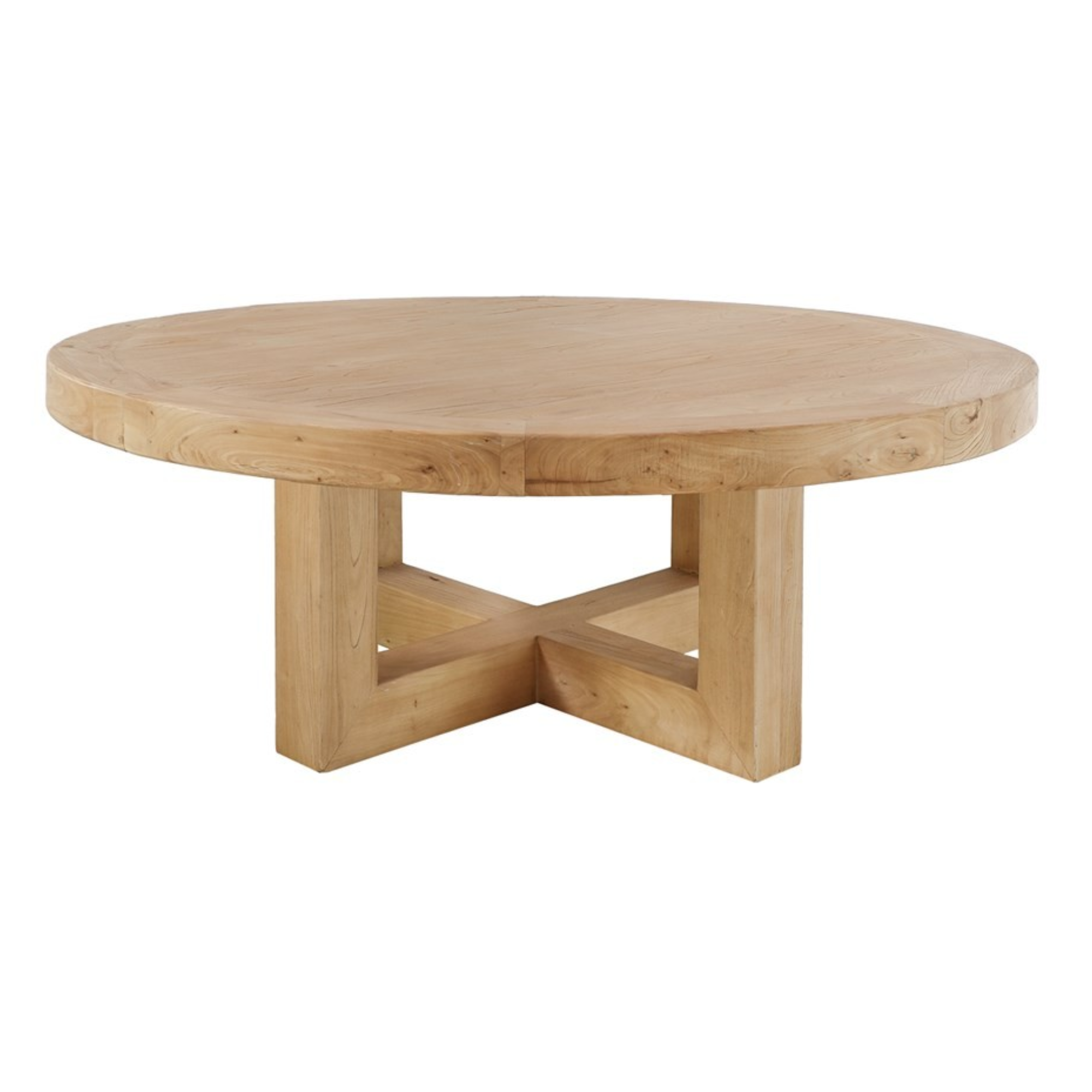 Marlow Solid Elm Coffee Table | Natural
