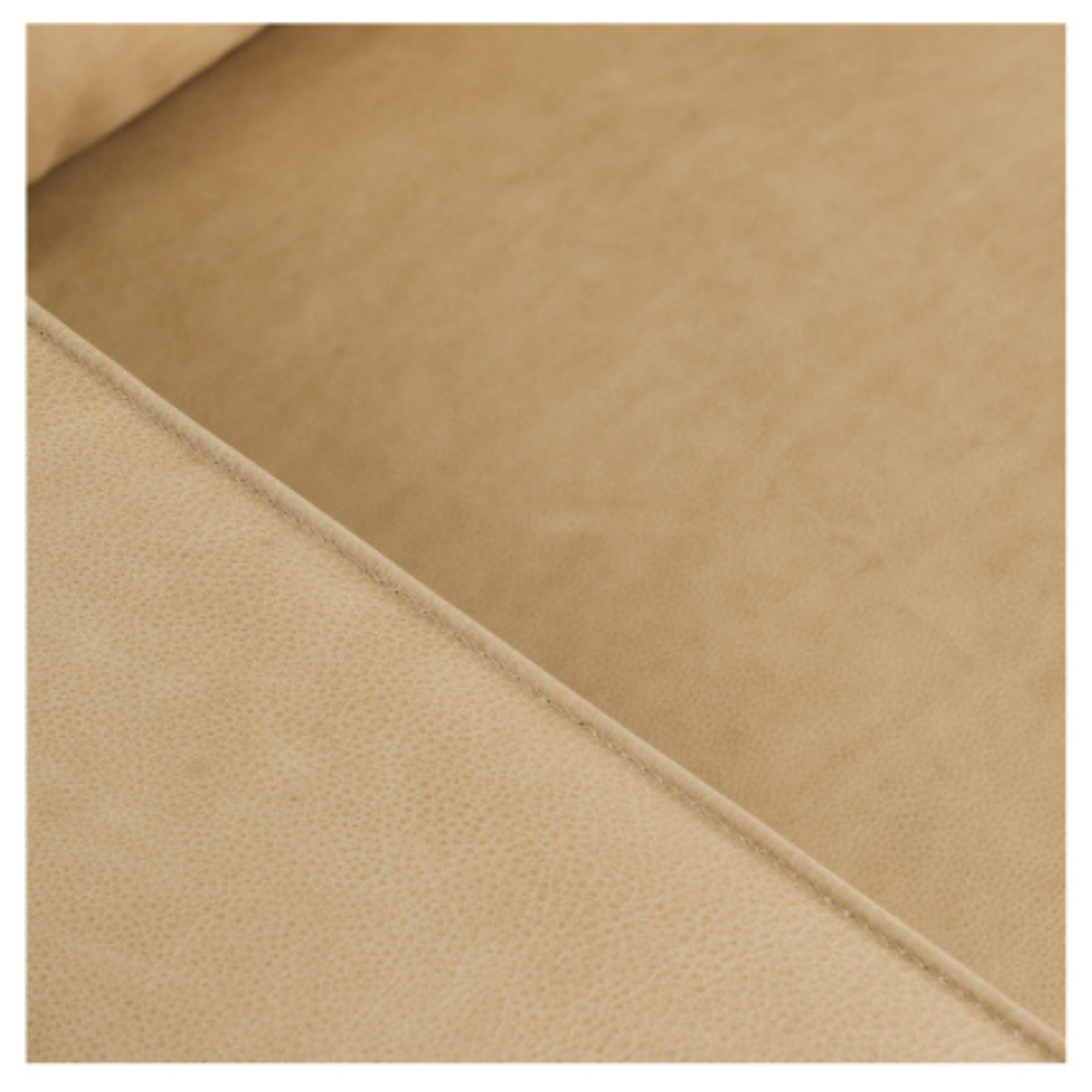 MAURY LEATHER 3 SEATER SOFA | ECRU