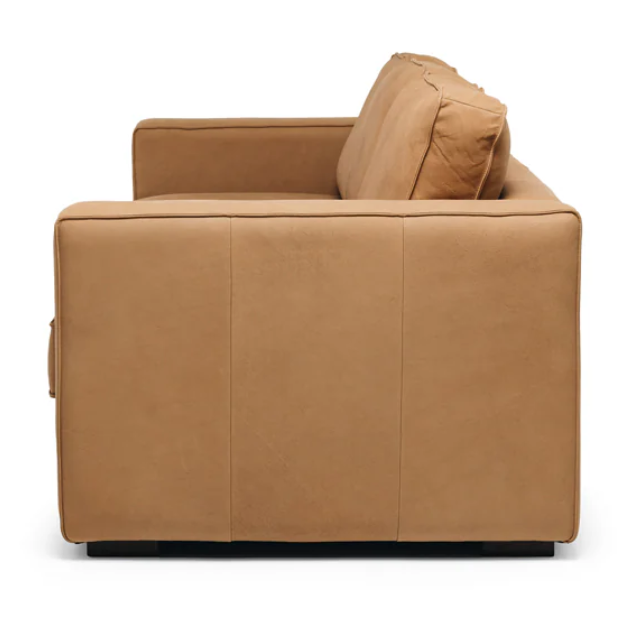 MAURY LEATHER 3 SEATER SOFA | TOBACCO