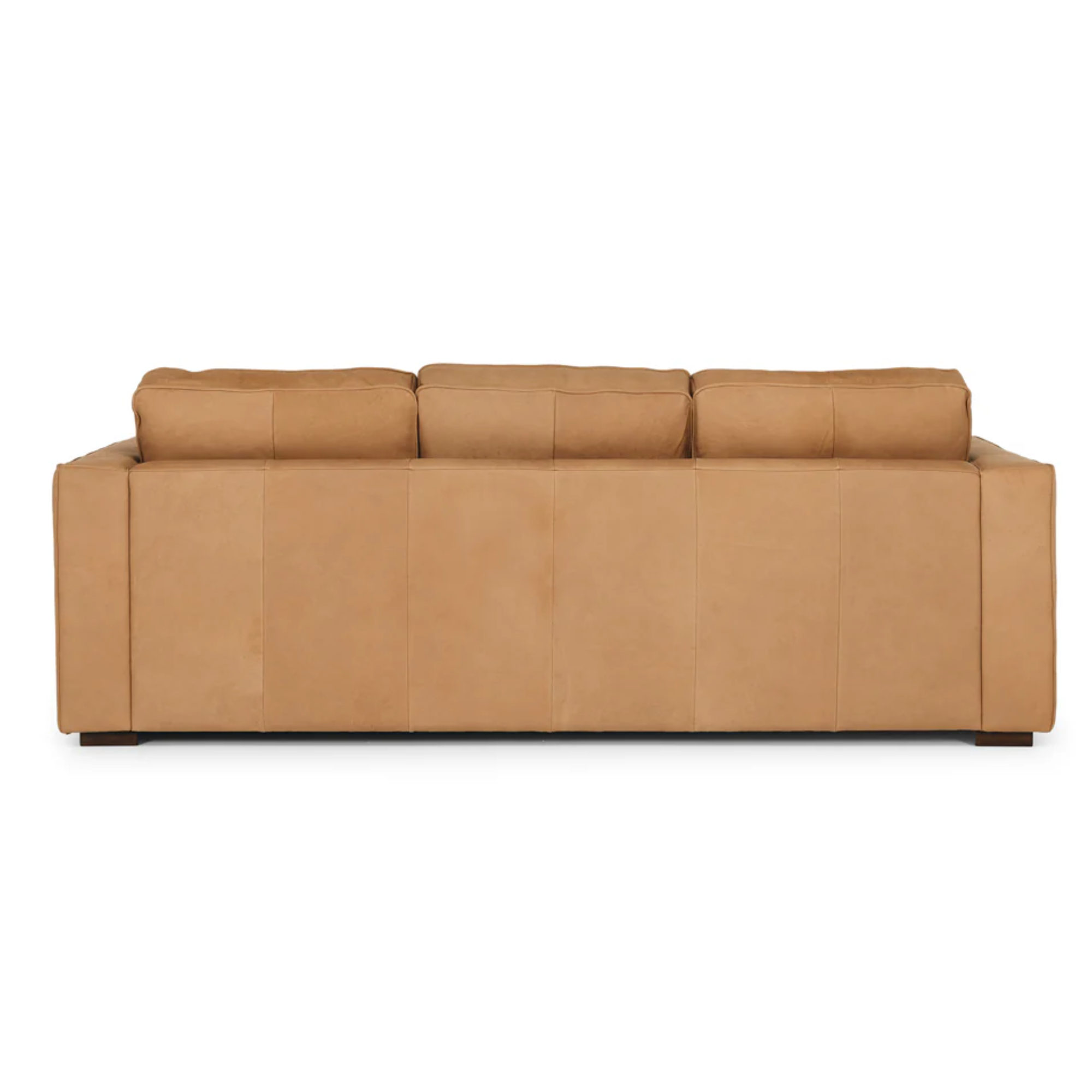 MAURY LEATHER 3 SEATER SOFA | TOBACCO