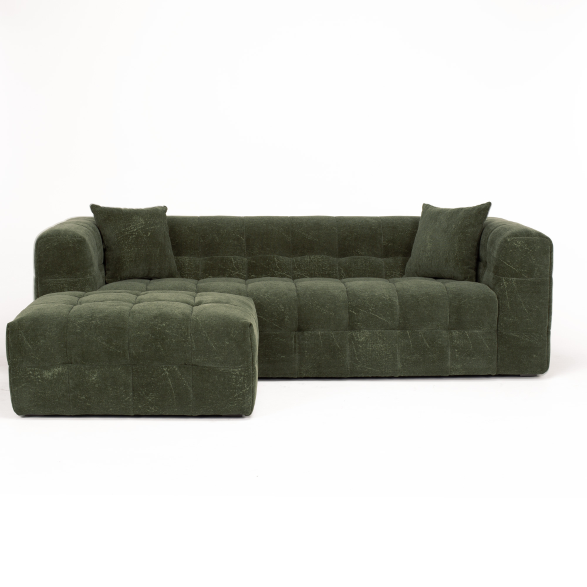 MICHELIN 3 SEATER SOFA | DARK GREEN