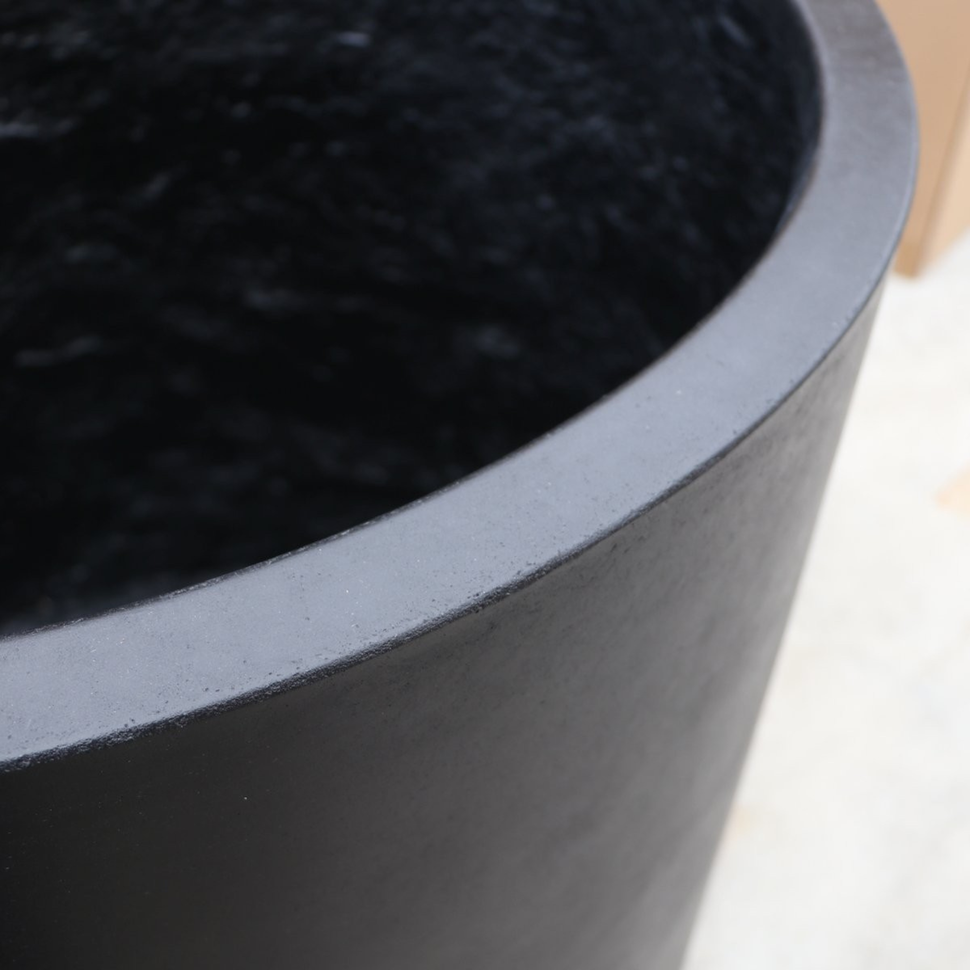 MIKONUI CYLINDER PLANTER | BLACK | 3 SIZES