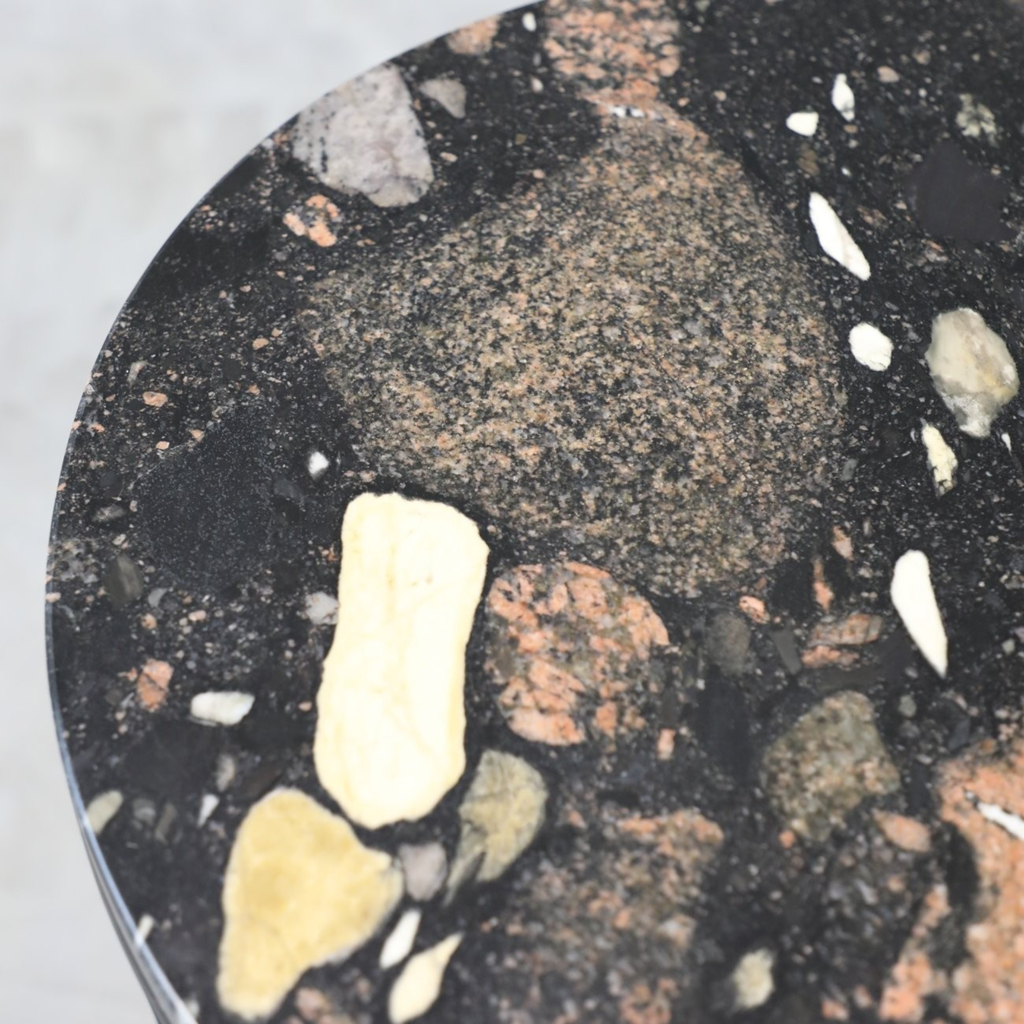 MONACO MARBLE NESTING SIDE TABLE | PEBBLE