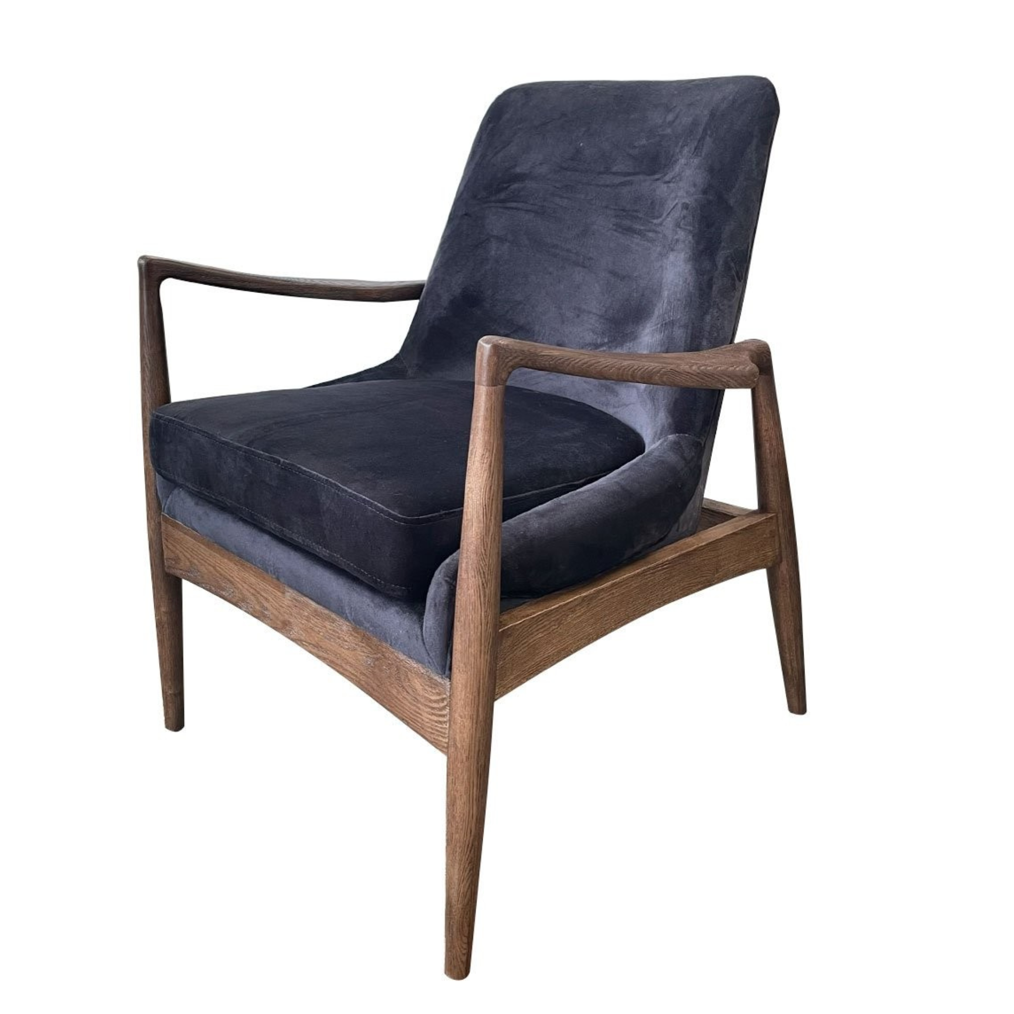 MORLEY ARMCHAIR | BLUE VELVET