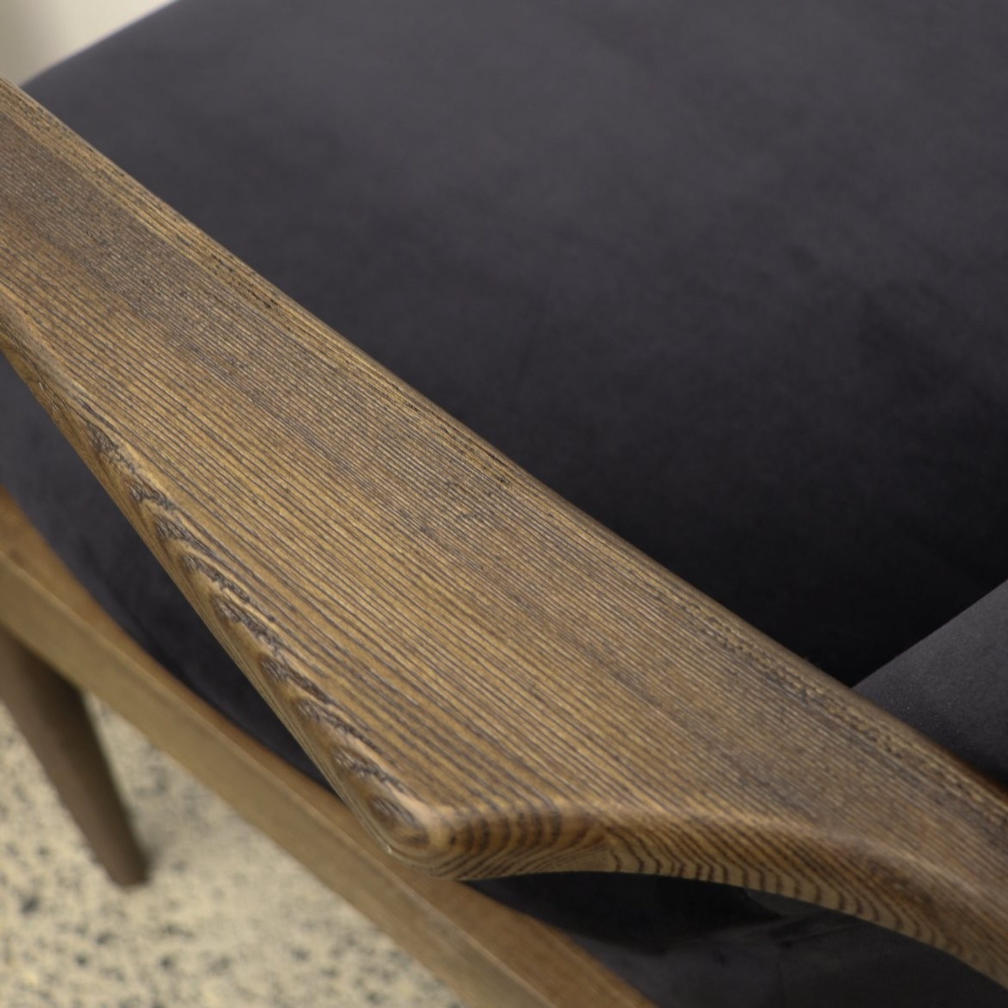 MORLEY ARMCHAIR | BLUE VELVET