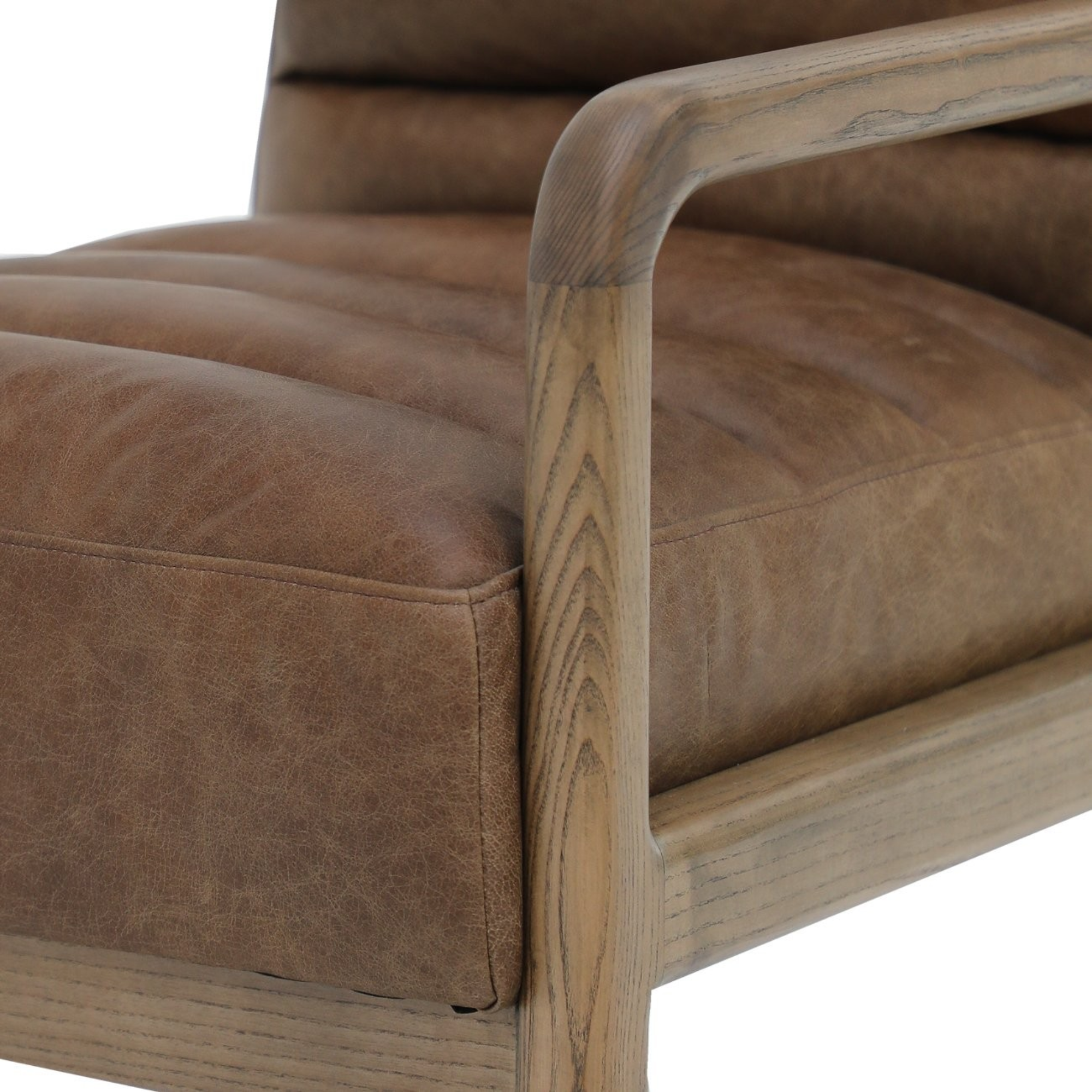 MORRISON LEATHER ARMCHAIR | ANTIQUE SAND