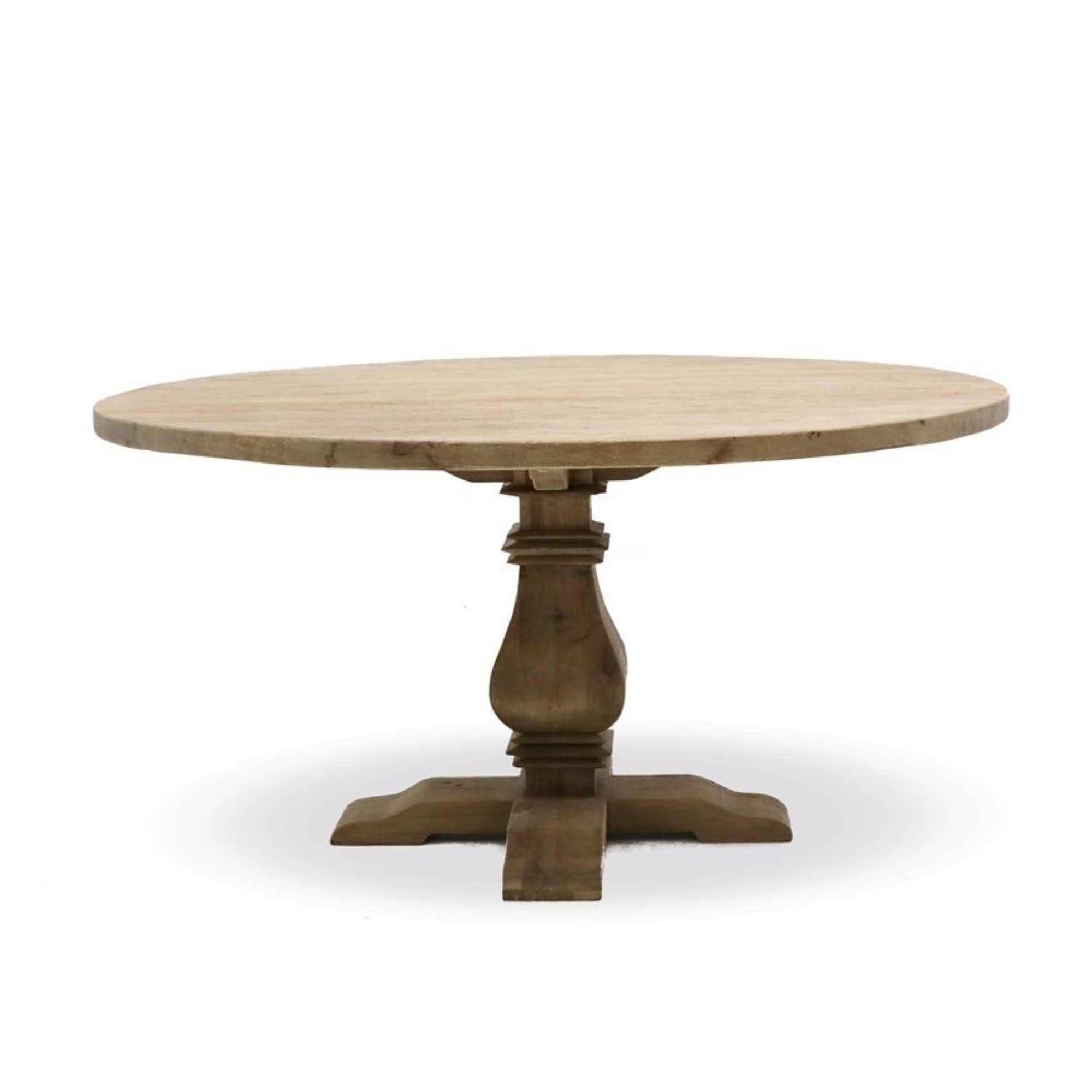 MULHOUSE ELM ROUND 140 DINING TABLE