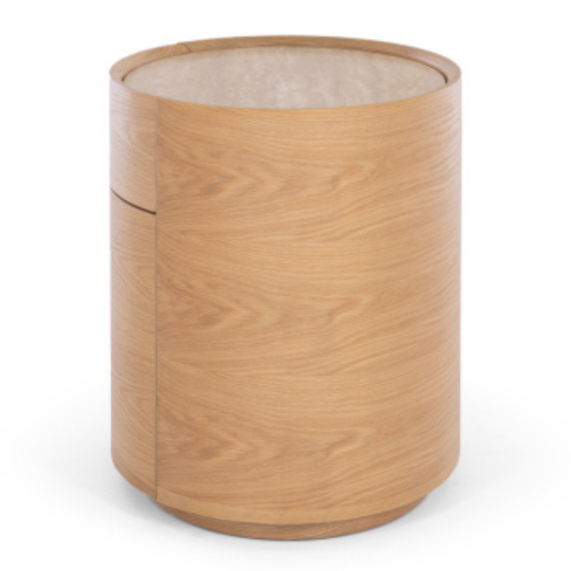 MUSE 2 DRAWER BEDSIDE CABINET | TRAVERTINE TOP