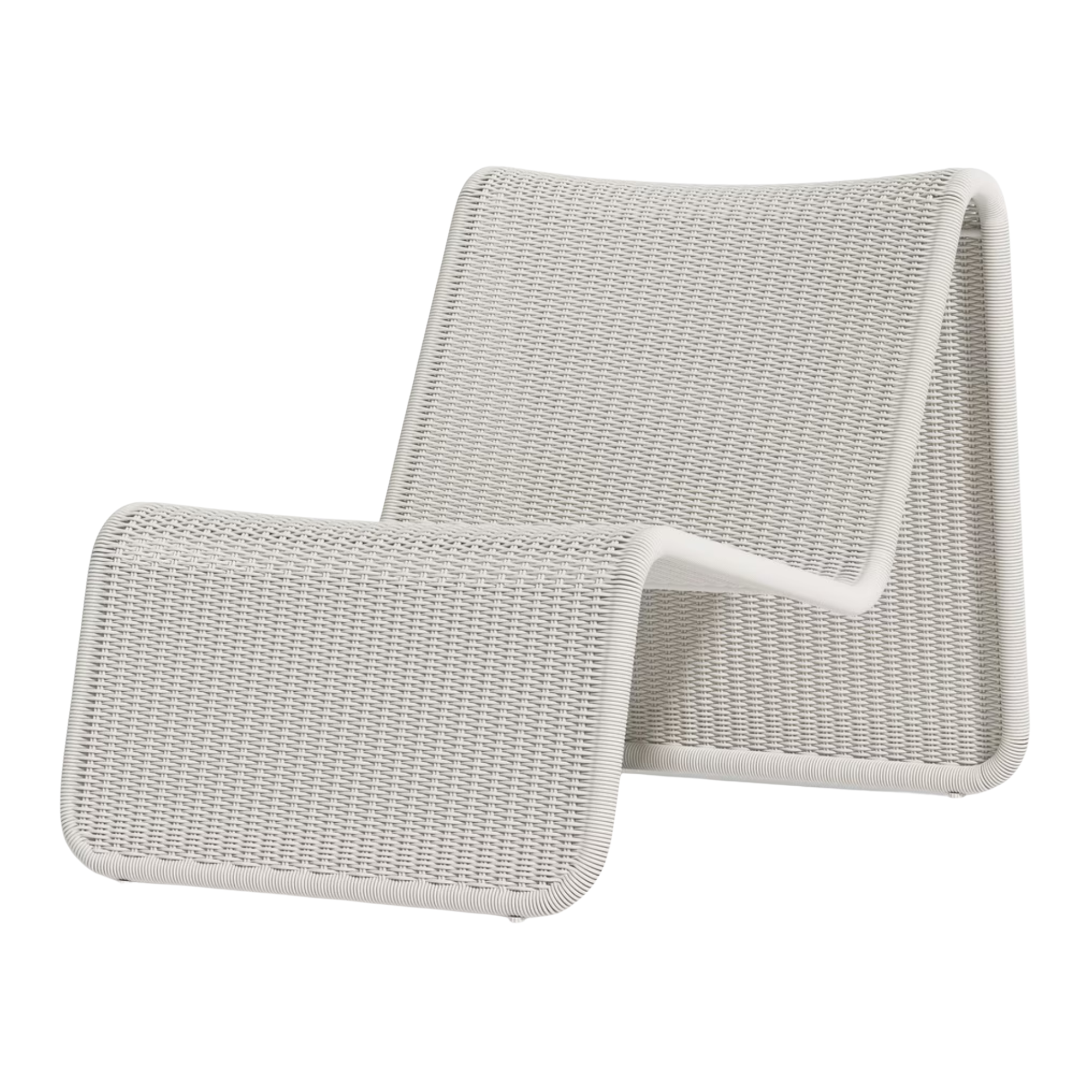 Noosa Outdoor Lounger | White